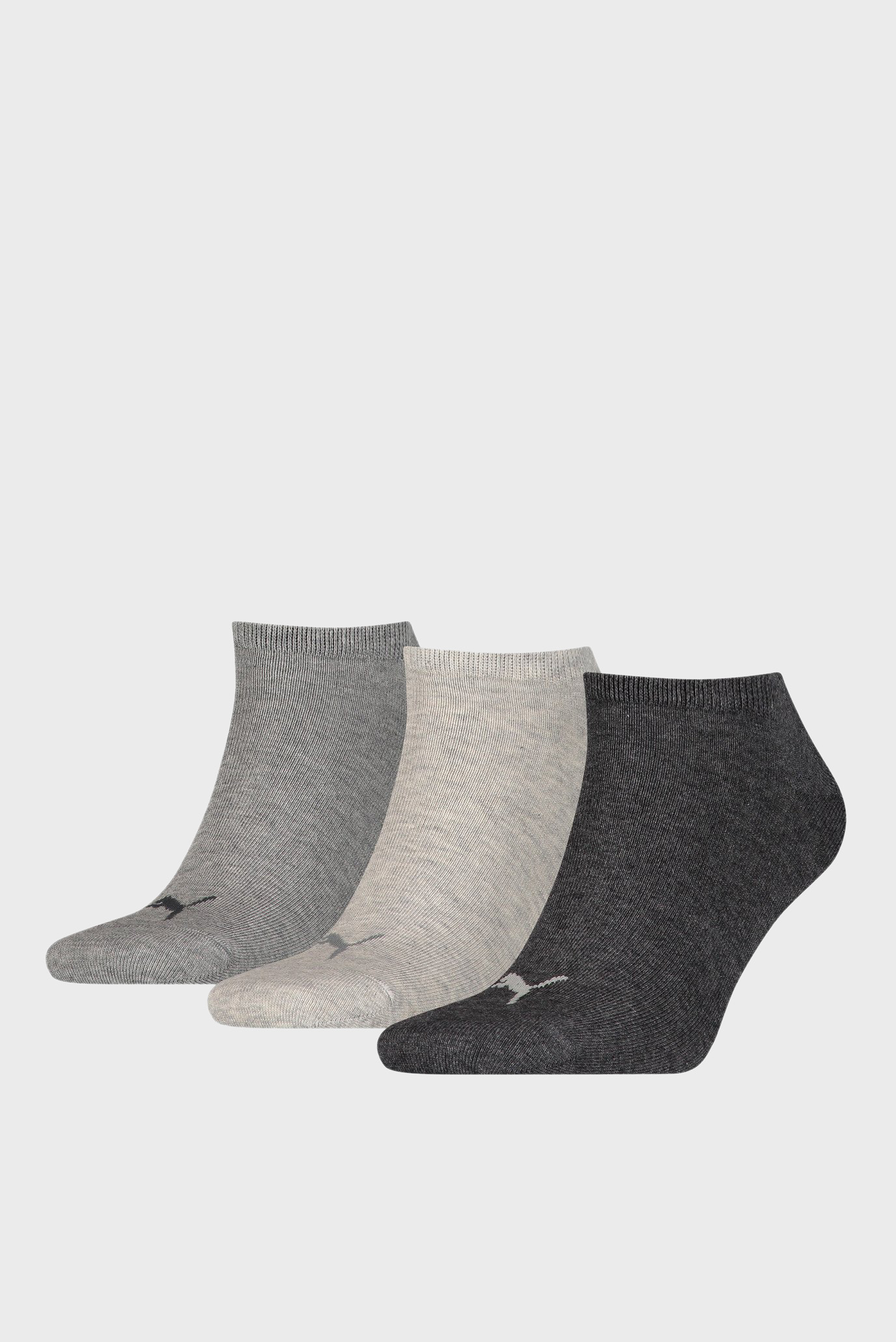 Сірі шкарпетки (3 пари) PUMA UNISEX SNEAKER PLAIN 1