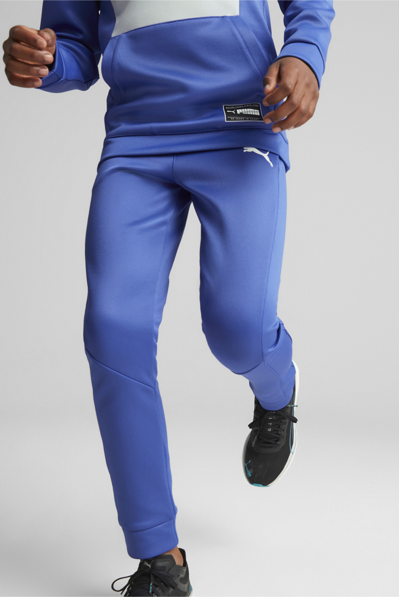 Детские синие спортивные брюки PUMA Fit Pants Youth 1