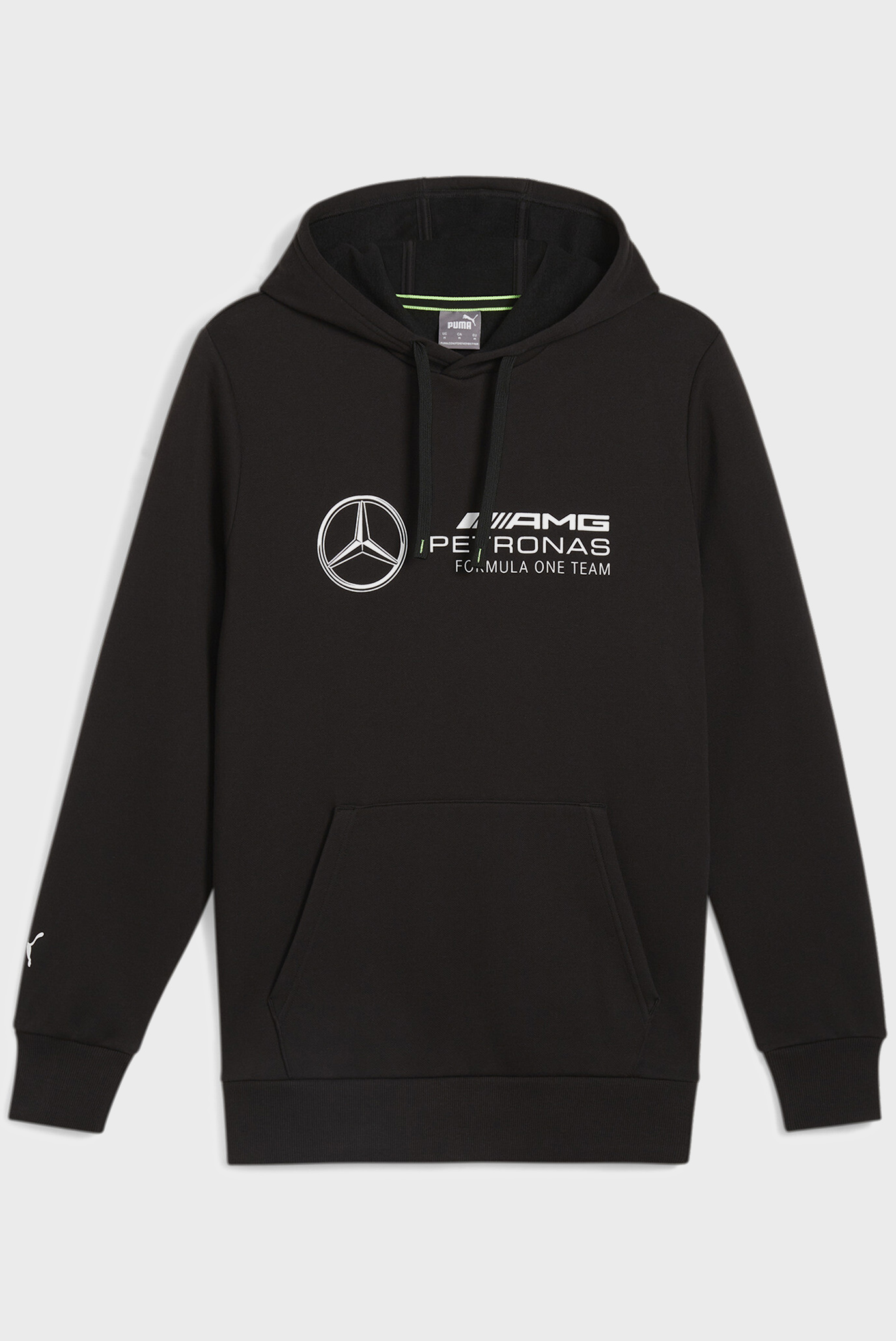 Чоловіче чорне худі Mercedes-AMG Petronas F1® ESS Hoodie Men 1