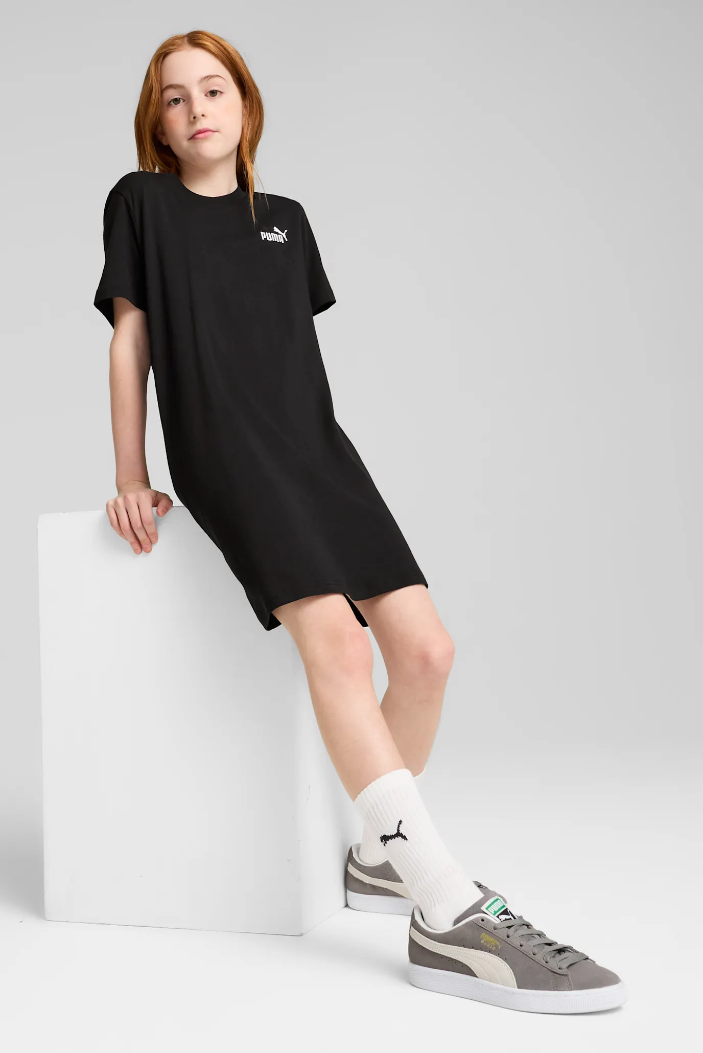 Дитяча чорна сукня Essentials Small No. 1 Logo Short Sleeve Dress Youth 2