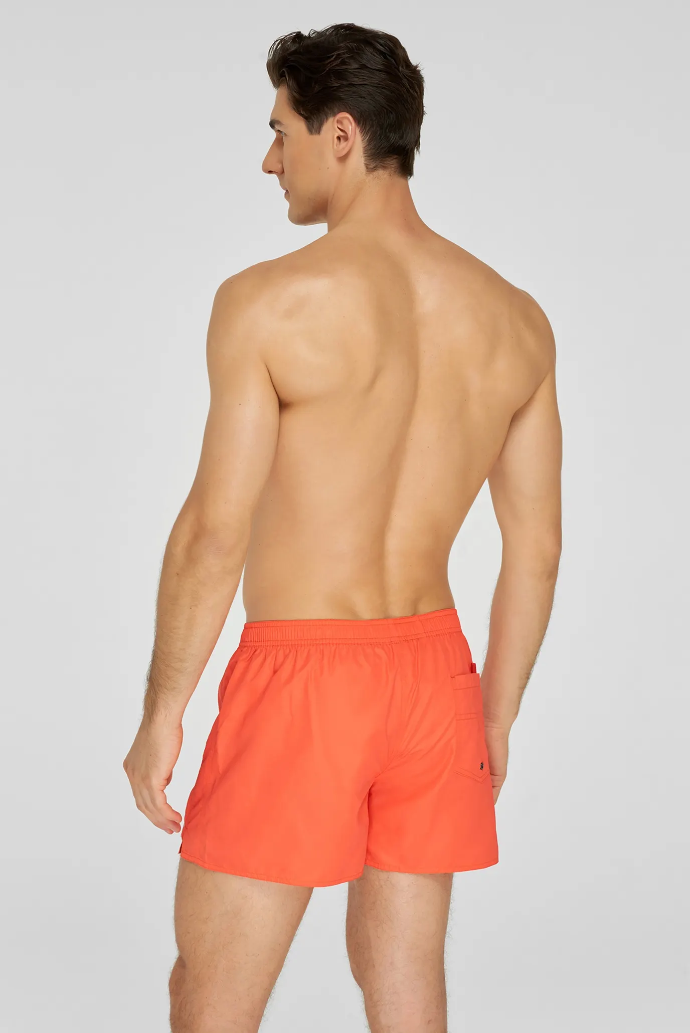 Мужские оранжевые плавательные шорты 3