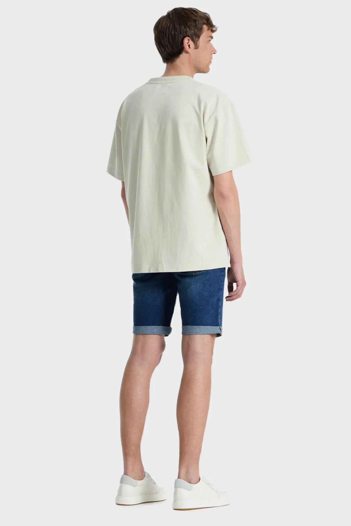 Мужские темно-синие джинсовые шорты Mr. Orange 3