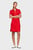 Женское красное платье SLIM SMD TIPP LYCLL POLO DRES SS
