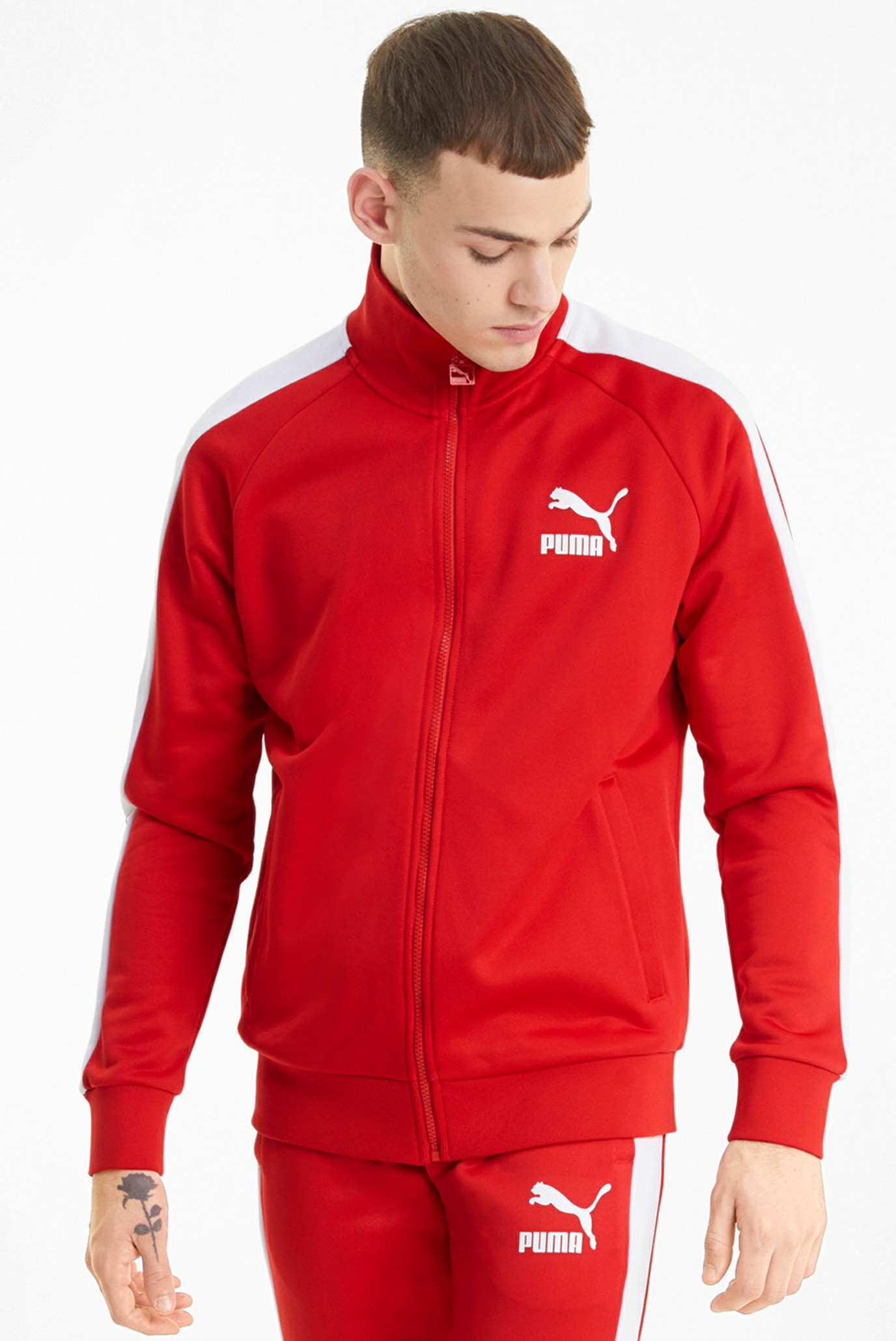 Чоловіча червона спортивна кофта Iconic T7 Men's Track Jacket 1