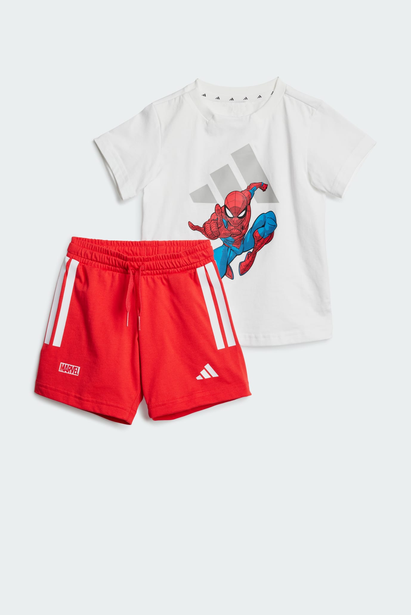 Детский комплект одежды (футболка, шорты) adidas x Marvel Spider-Man Kids 1