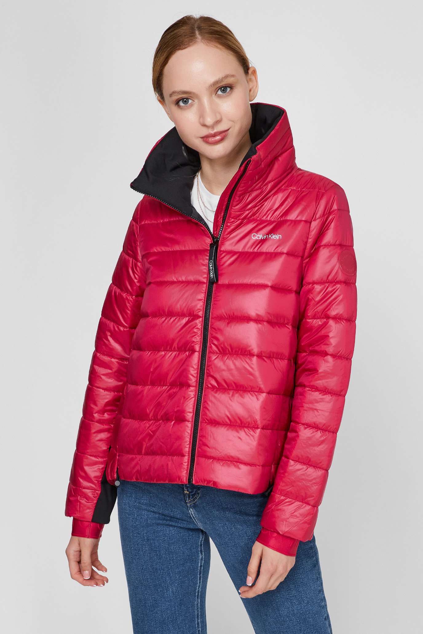 Женская розовая куртка SEASONAL SORONA A-LINE Calvin Klein K20K203053 ...