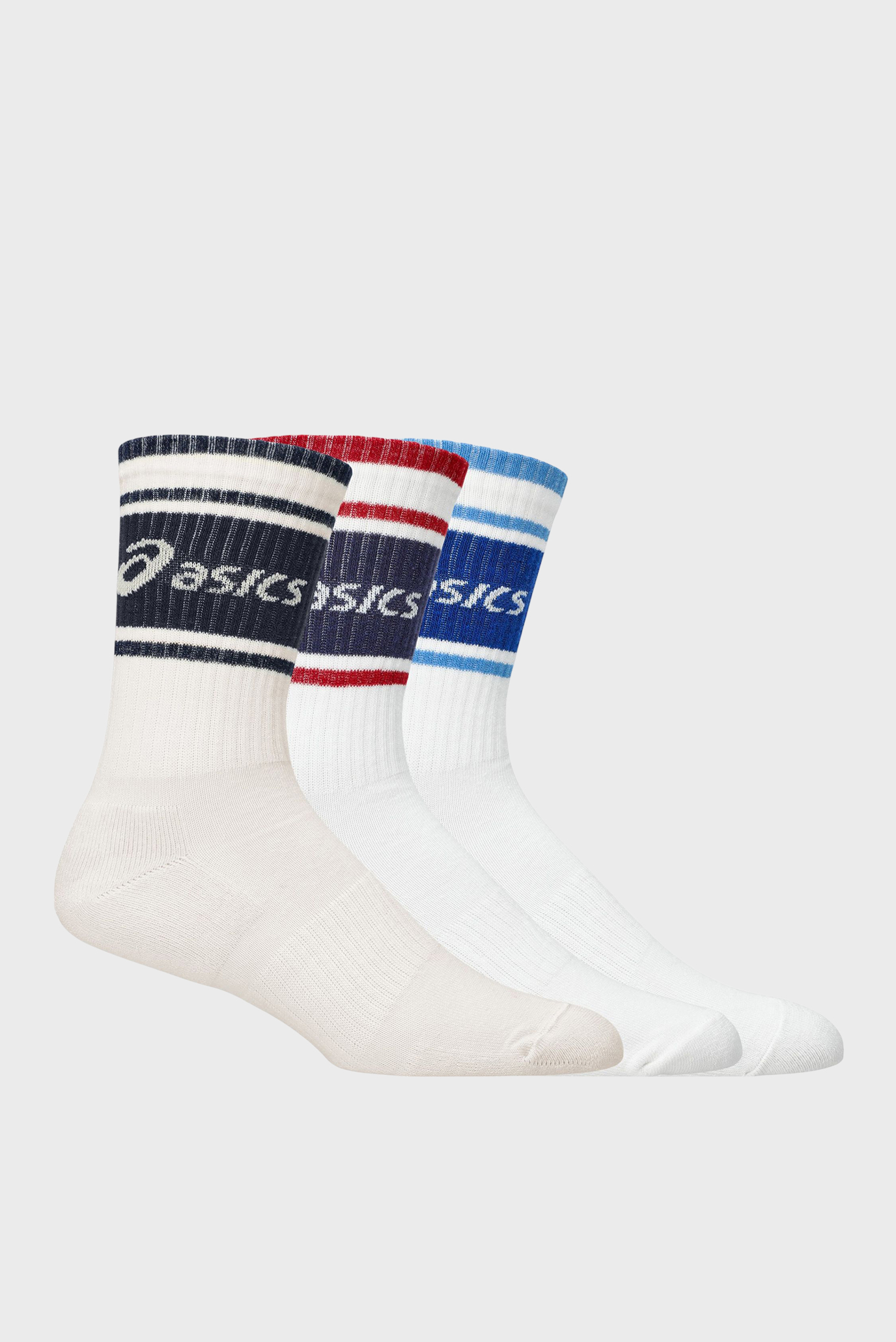 Белые носки (3 пары) Белый 35-38 Asics 3033B879-200 Белые носки (3 пары) Белый 35-38 Asics 3033B879-200