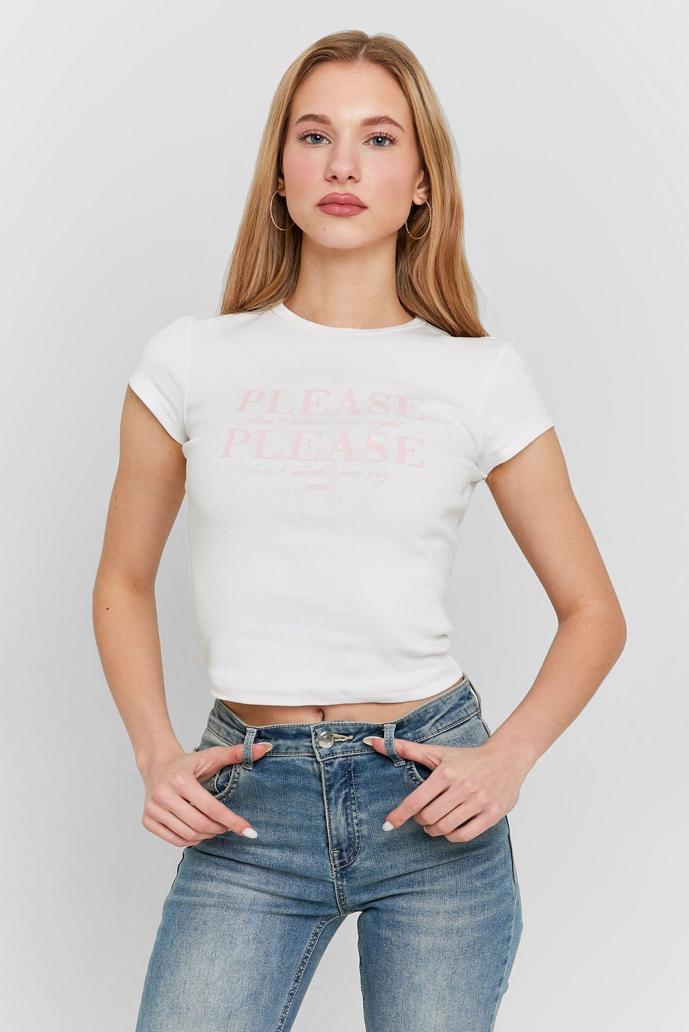 Женская белая футболка Белый S Tally Weijl STSCOLYLE2 Женская белая футболка Белый S Tally Weijl STSCOLYLE2
