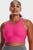 Жіночий рожевий спортивний топ UA Infinity Pintuck Mid
