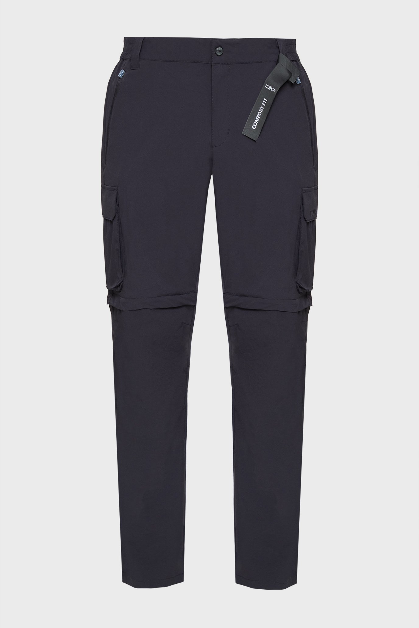 Мужские черные спортивные брюки MAN ZIP OFF PANT Черный C27 CMP 31T5627CF-U423 Мужские черные спортивные брюки MAN ZIP OFF PANT Черный C27 CMP 31T5627CF-U423