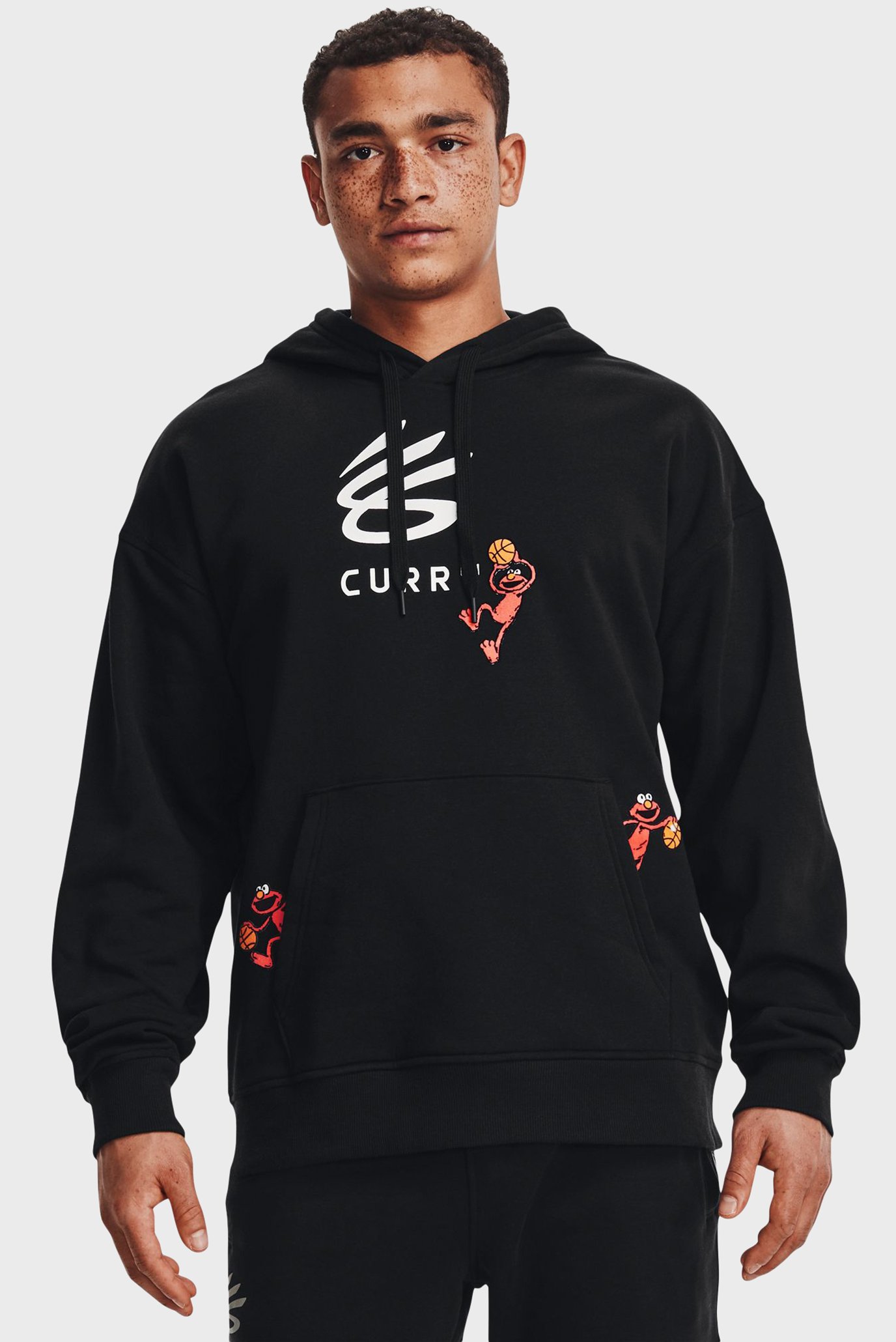 Чоловіче чорне худі CURRY ELMO GOT GAME HOODIE 1