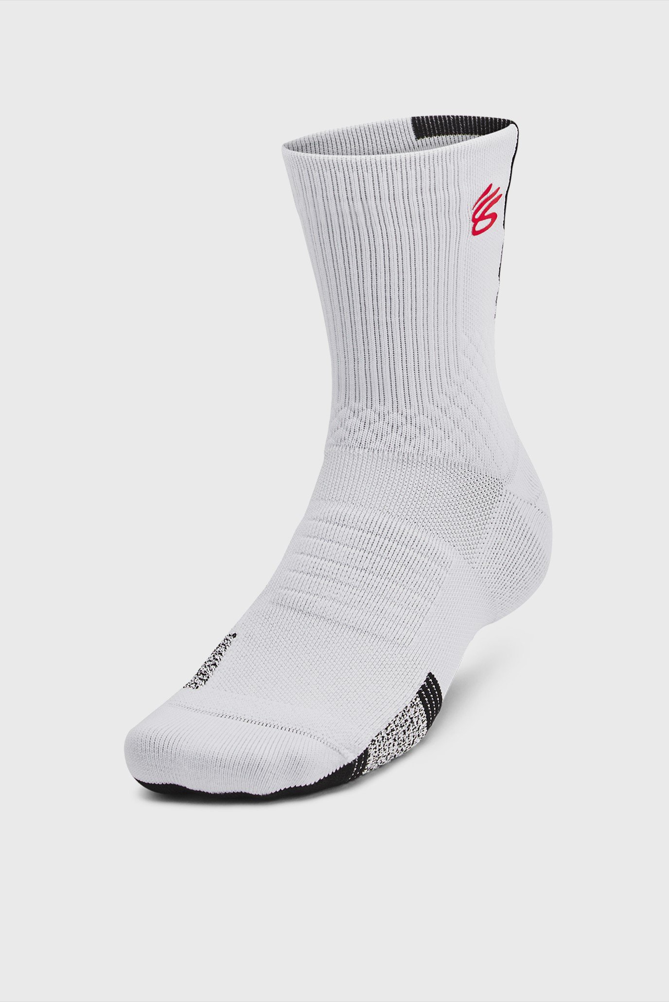 Білі шкарпетки Curry UA AD Playmaker 1p Mid 1