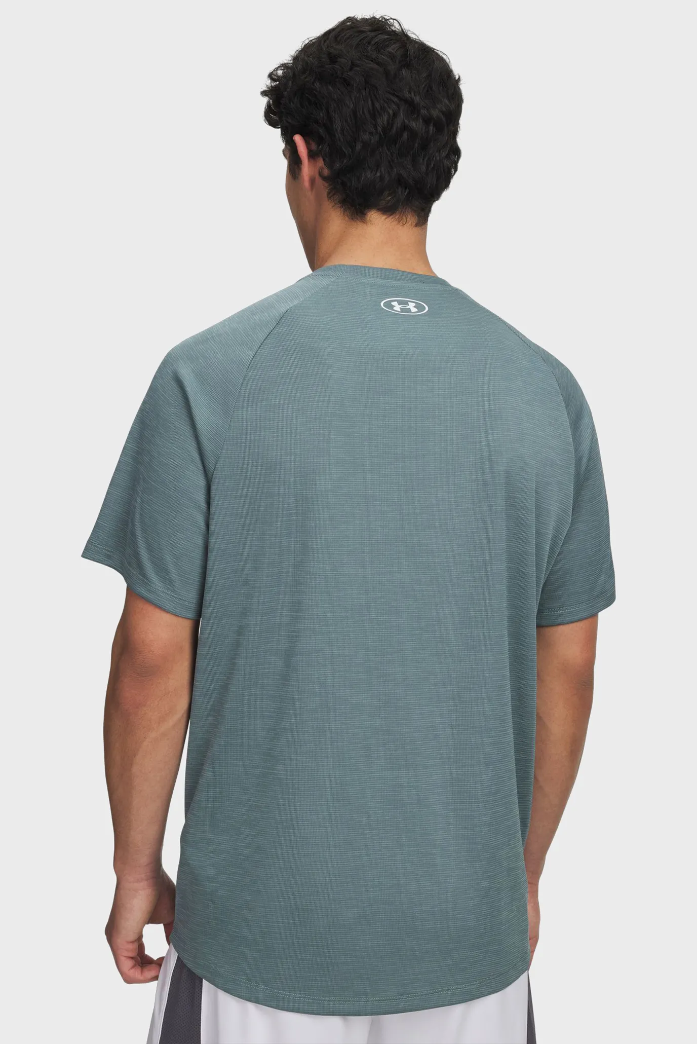 Чоловіча бірюзова футболка UA Tech Textured SS 2