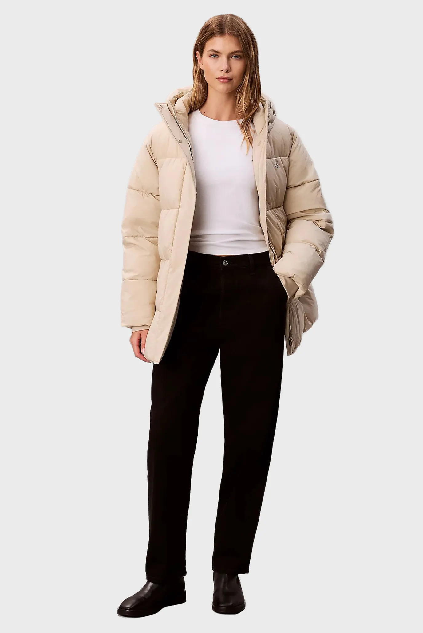 Женская бежевая куртка MIDWEIGHT 6