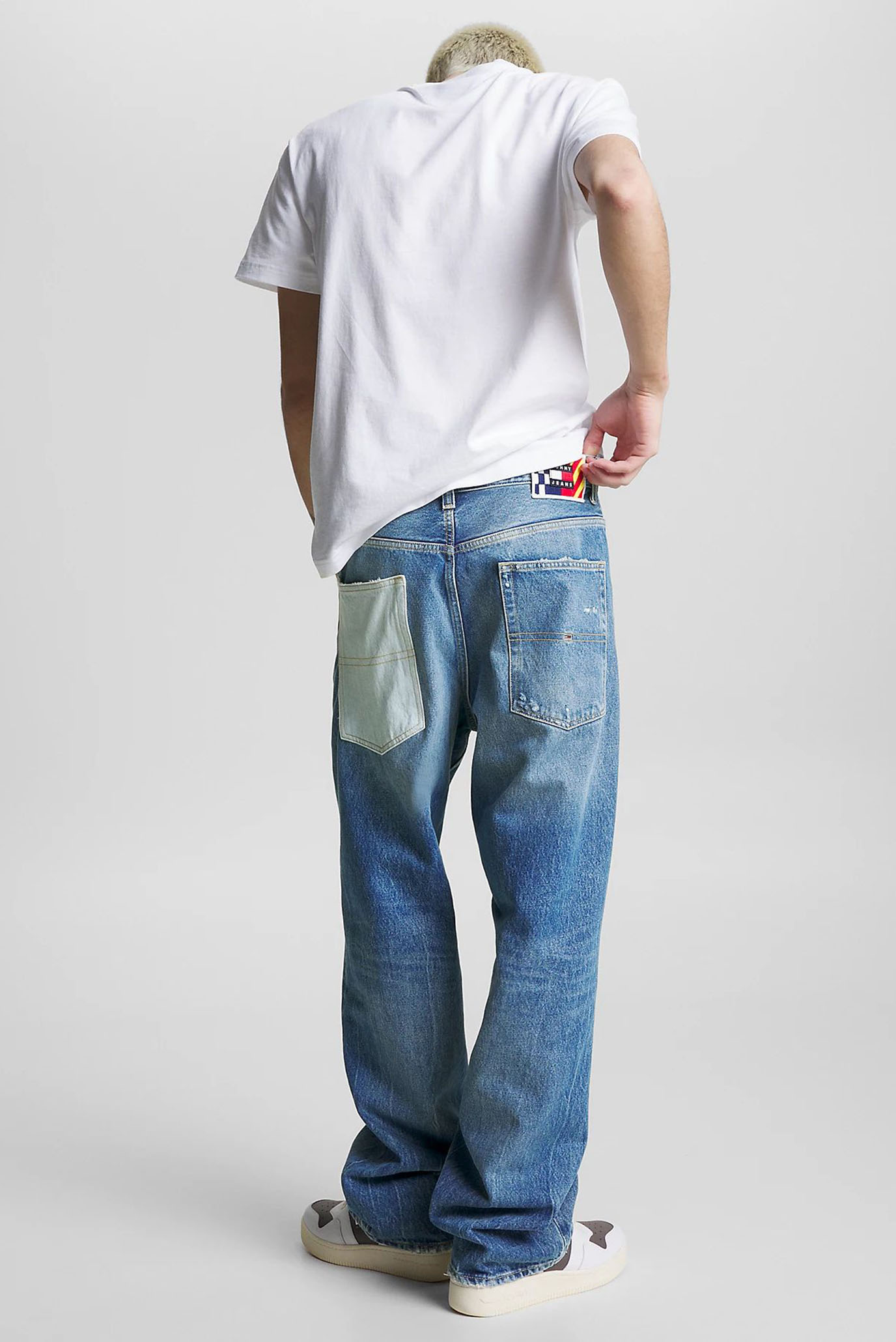 Мужские голубые джинсы AIDEN BAGGY JEAN ARCHIVE CG7037 Tommy