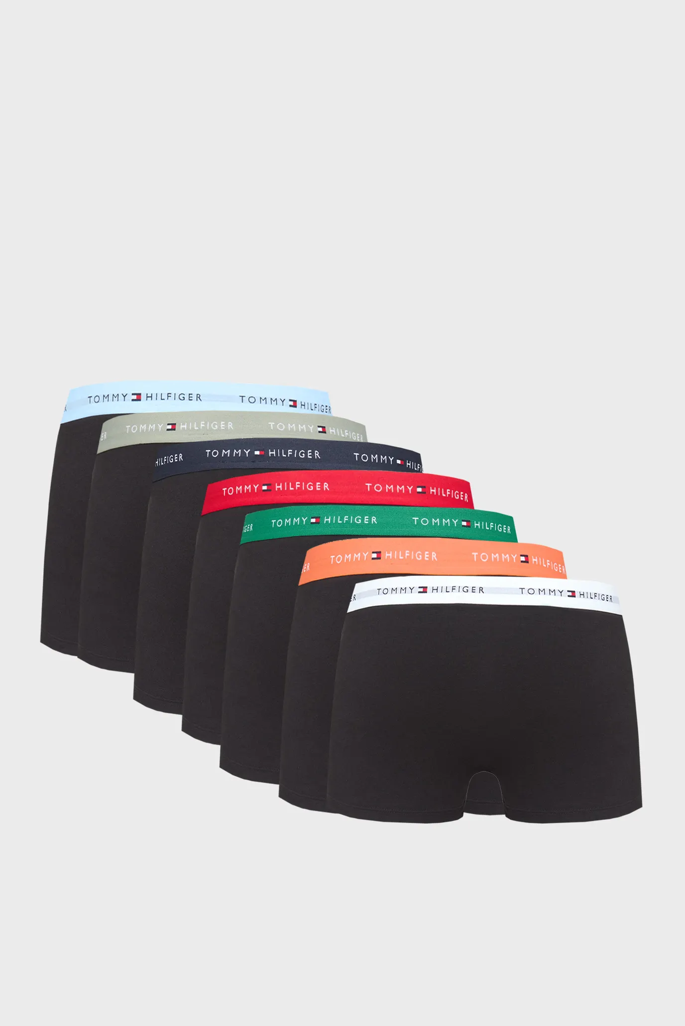 Чоловічі чорні боксери (7 шт) TRUNK WB 8