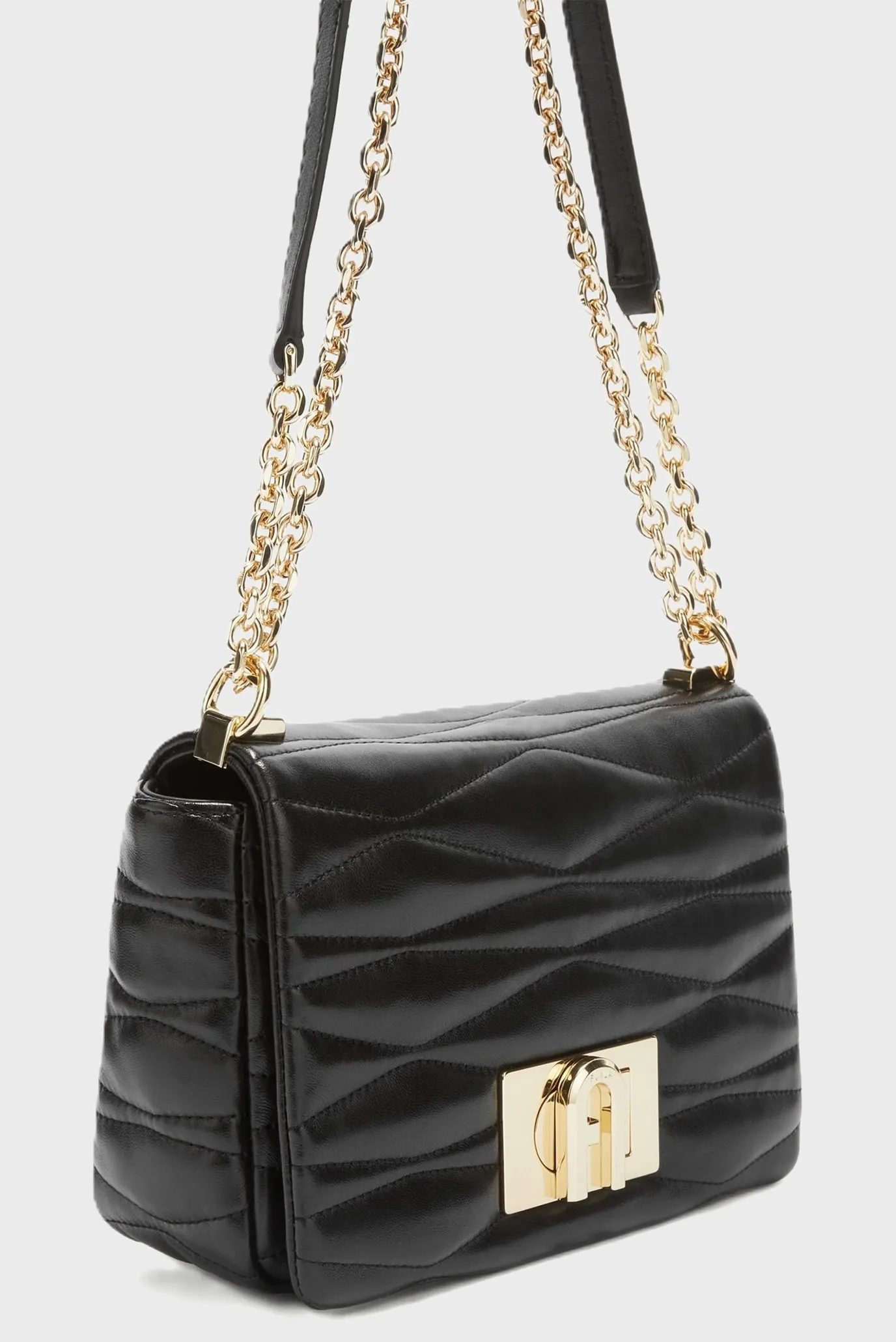 Жіноча чорна шкіряна сумка 4