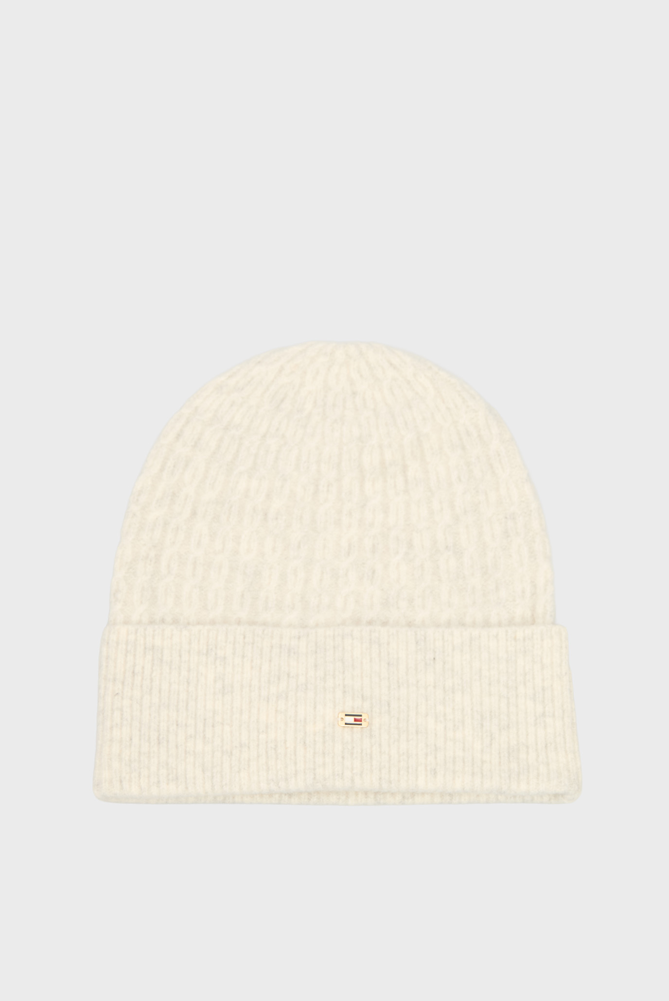 Женская белая шапка CABLE Белый ONESIZE Tommy Hilfiger AW0AW17776 Женская белая шапка CABLE Белый ONESIZE Tommy Hilfiger AW0AW17776