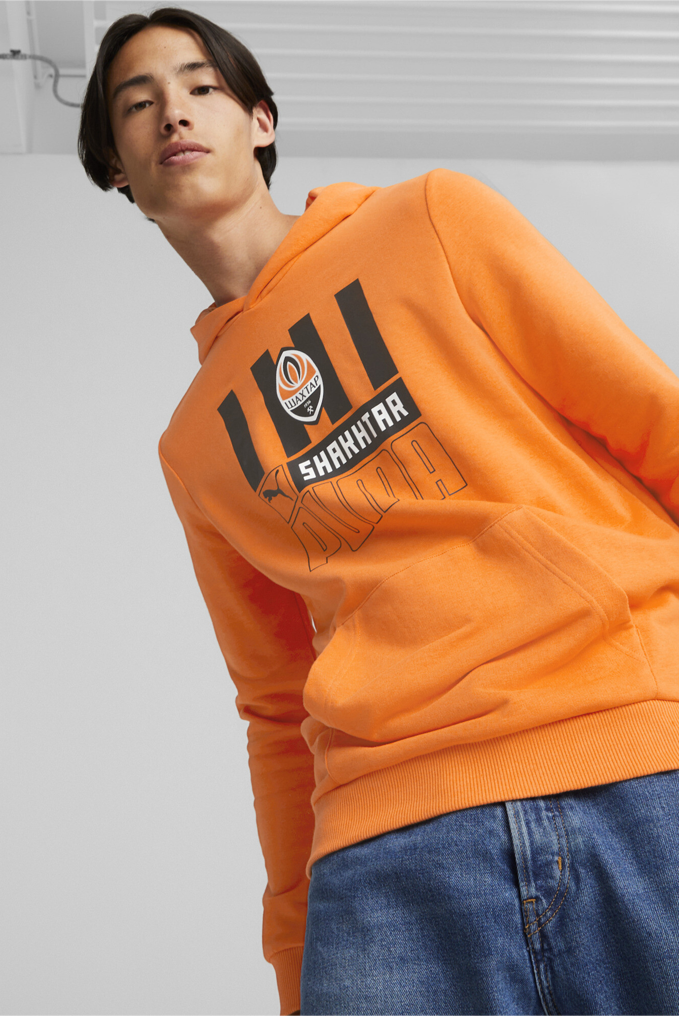 Мужское оранжевое худи FC Shakhtar Donetsk Football ftblCore Hoodie Men 1