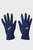 Темно-синие перчатки
