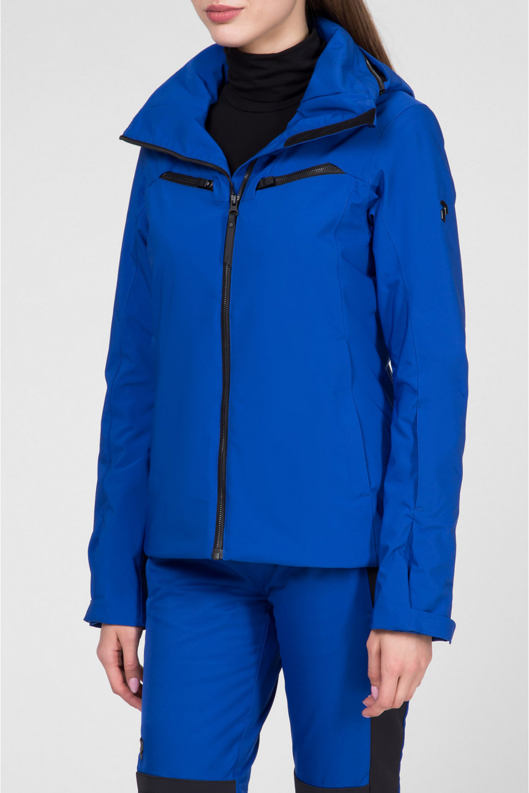 Женская синяя лыжная куртка 1