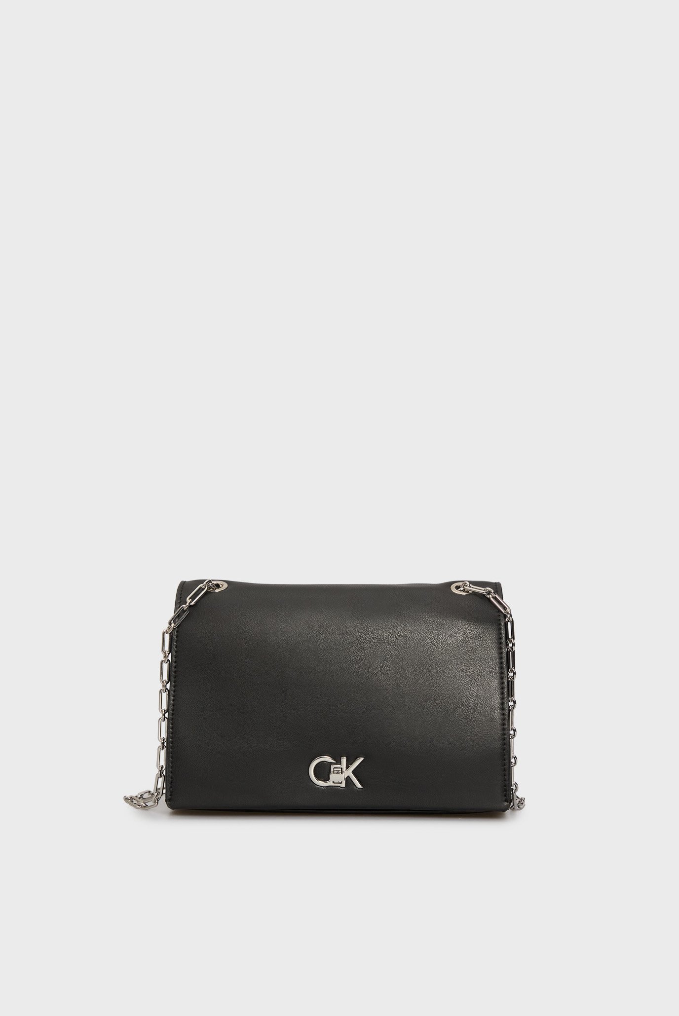 Женская черная сумка RE-LOCK MEDIUM CHAIN Черный ONESIZE Calvin Klein LV04F3104G Женская черная сумка RE-LOCK MEDIUM CHAIN Черный ONESIZE Calvin Klein LV04F3104G