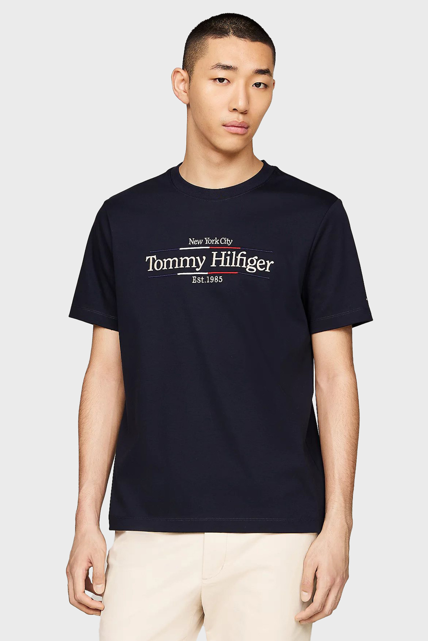 Чоловіча темно-синя футболка INTERLOCK ICON GRAPHIC TEE 1