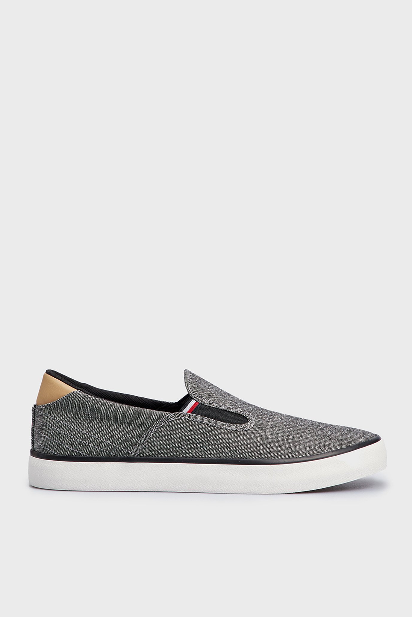 Чоловічі сірі лляні сліпони TH HI VULC LOW SLIPON CHAMBRAY 1