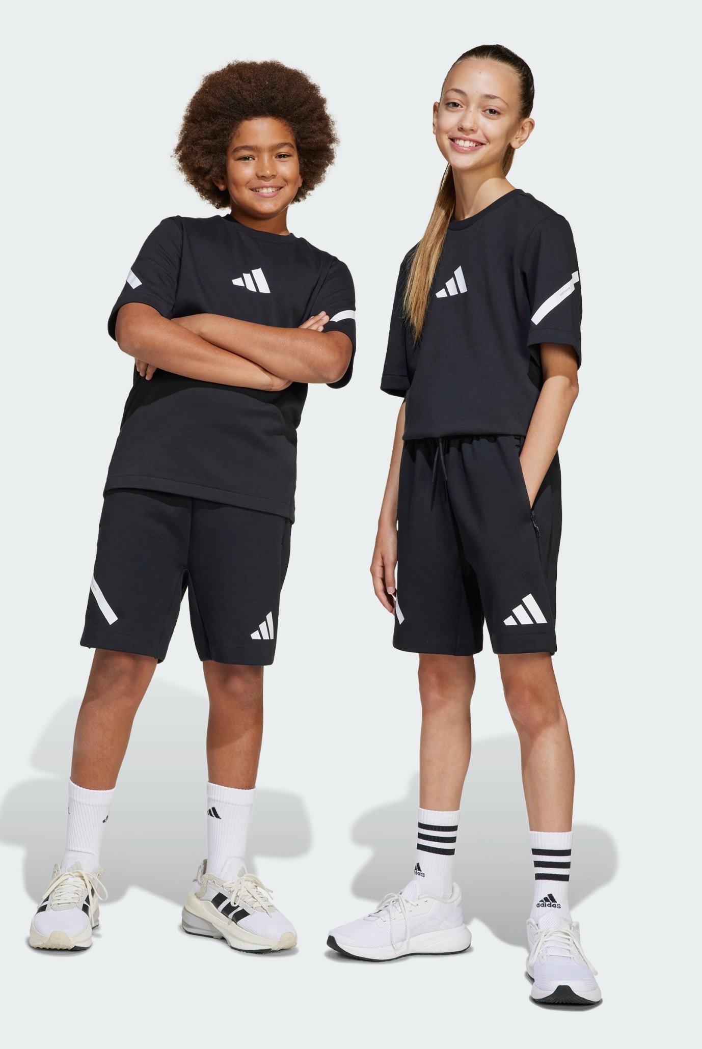 Детские черные шорты adidas Z.N.E. Kids 1