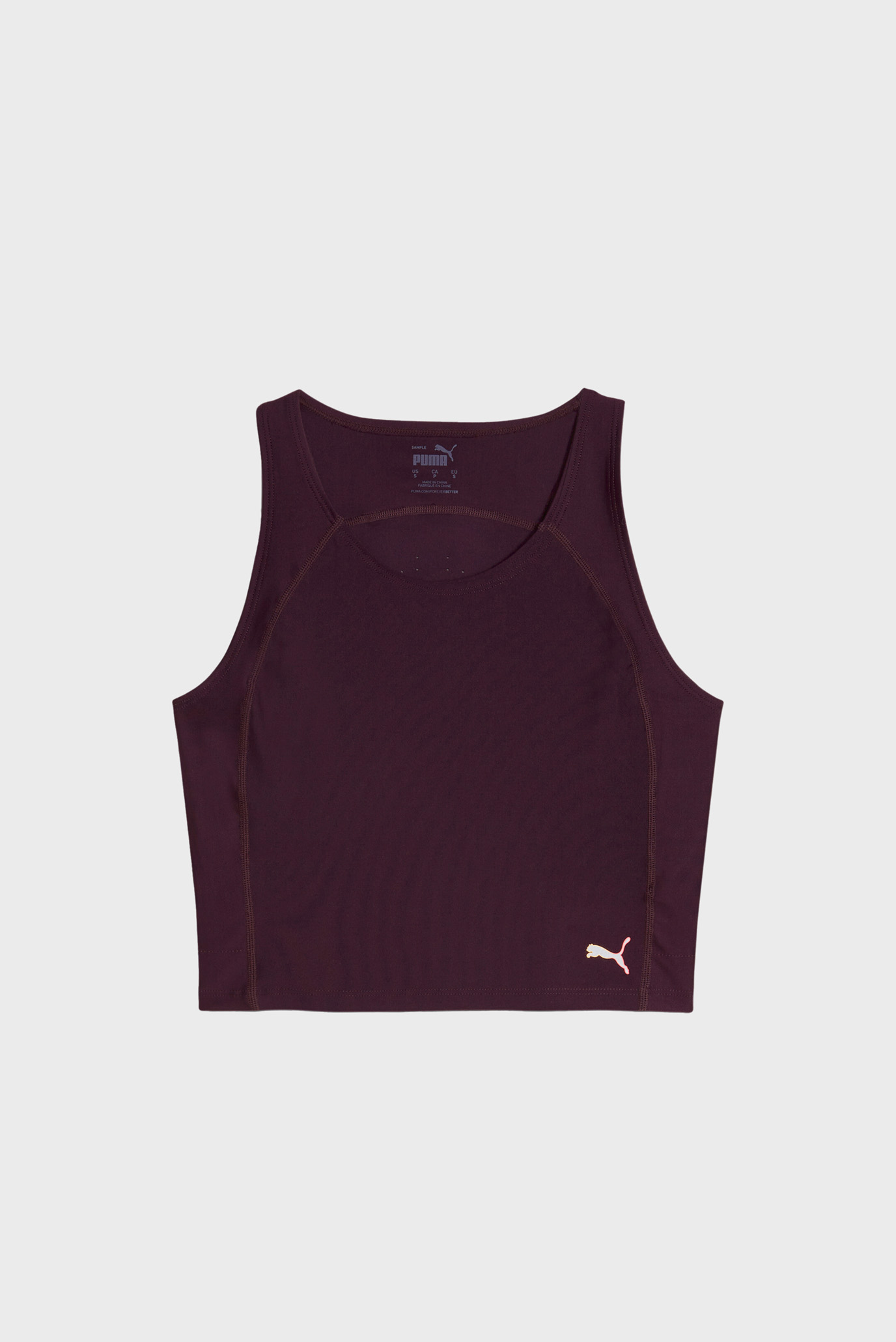 Женский фиолетовый топ PUMA RUN Ultraform Crop Tank Women 1