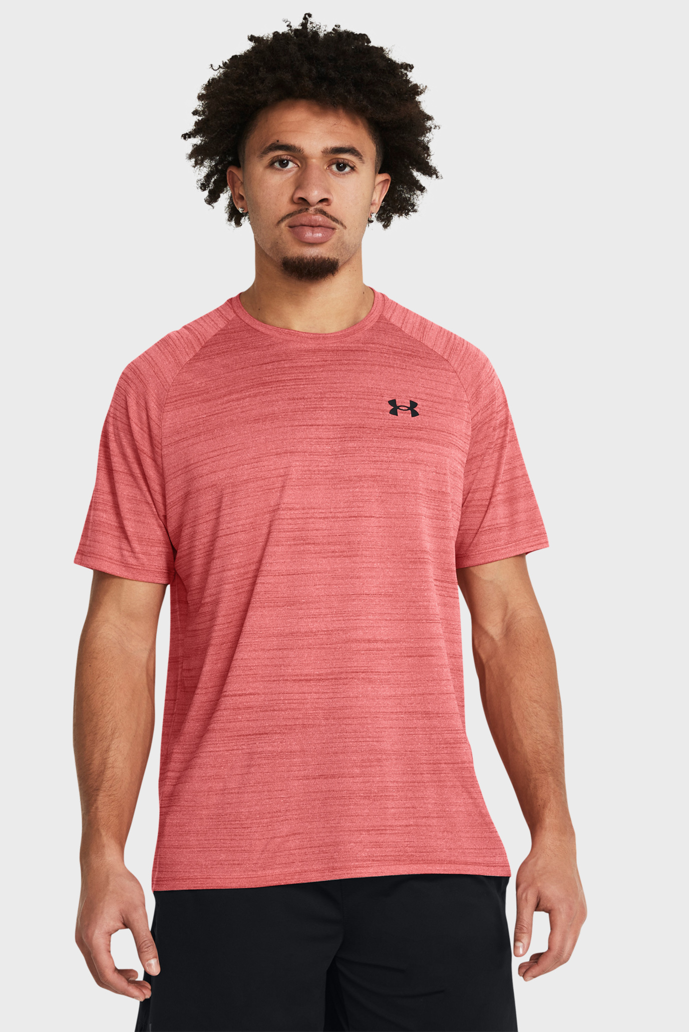 Чоловіча рожева футболка UA Tiger Tech 2.0 SS 1