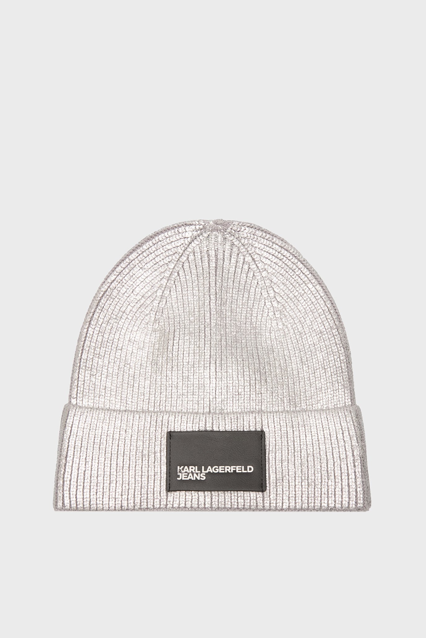 Жіноча срібляста шапка COATED BEANIE 1