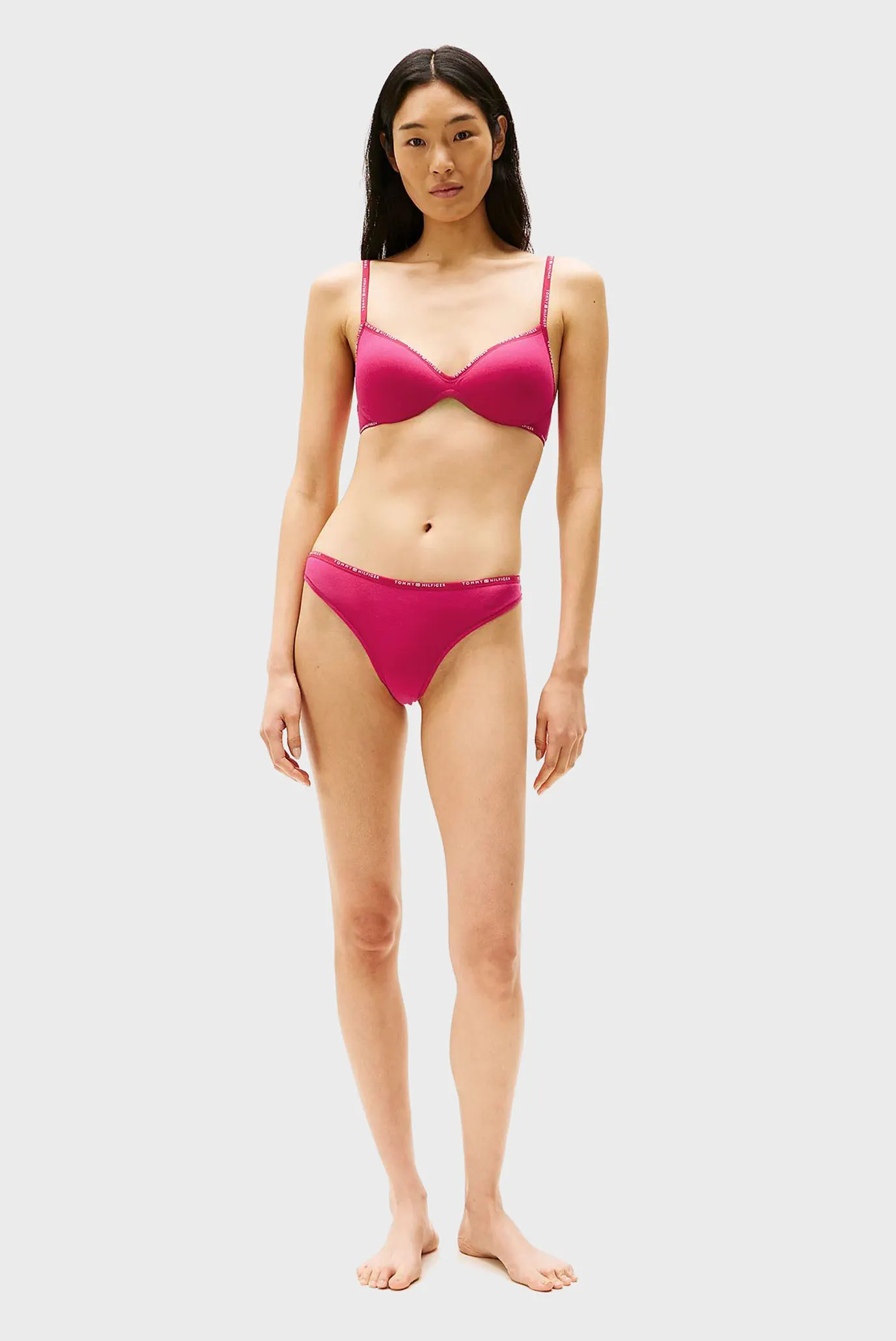 Жіночий малиновий бюстгальтер WIRELESS PUSH UP BRA 2