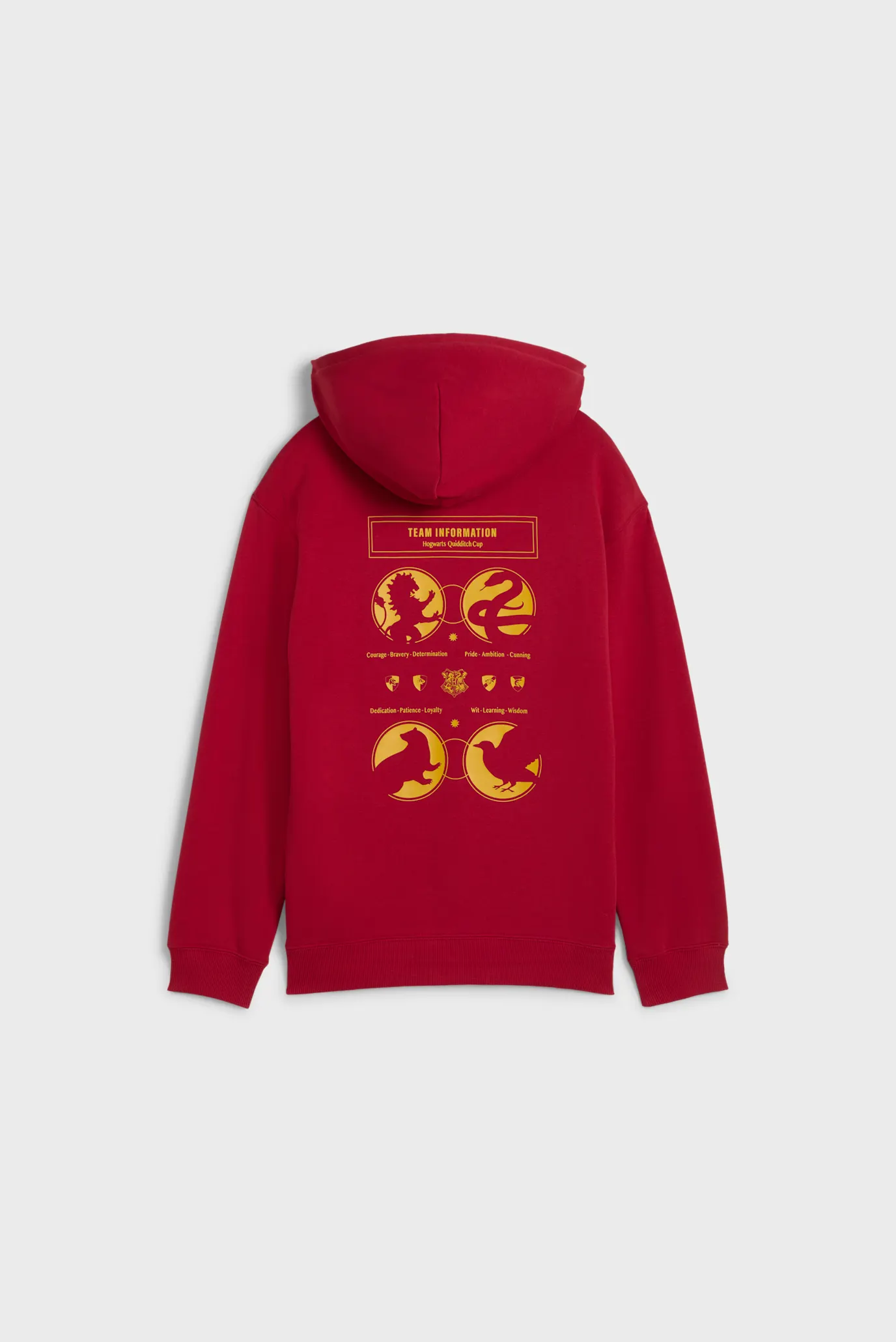 Детское красное худи PUMA x HARRY POTTER Relaxed Graphic Hoodie Youth 5