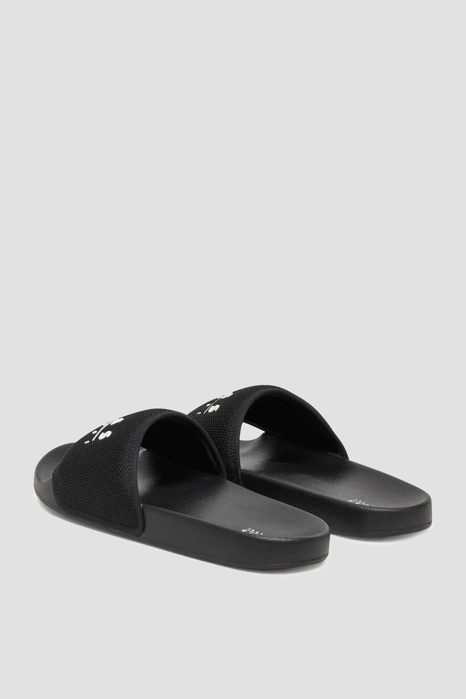Мужские черные слайдеры 4