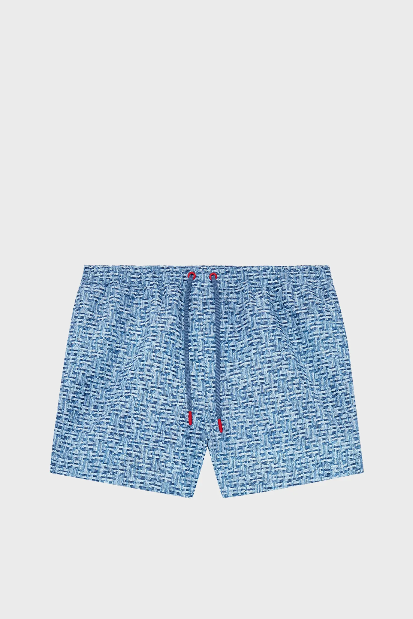 Чоловічі сині плавальні шорти з візерунком BMBX-KEN-37-ZIP BOXERS 4