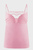 Женская розовая пижама (топ, шорты)