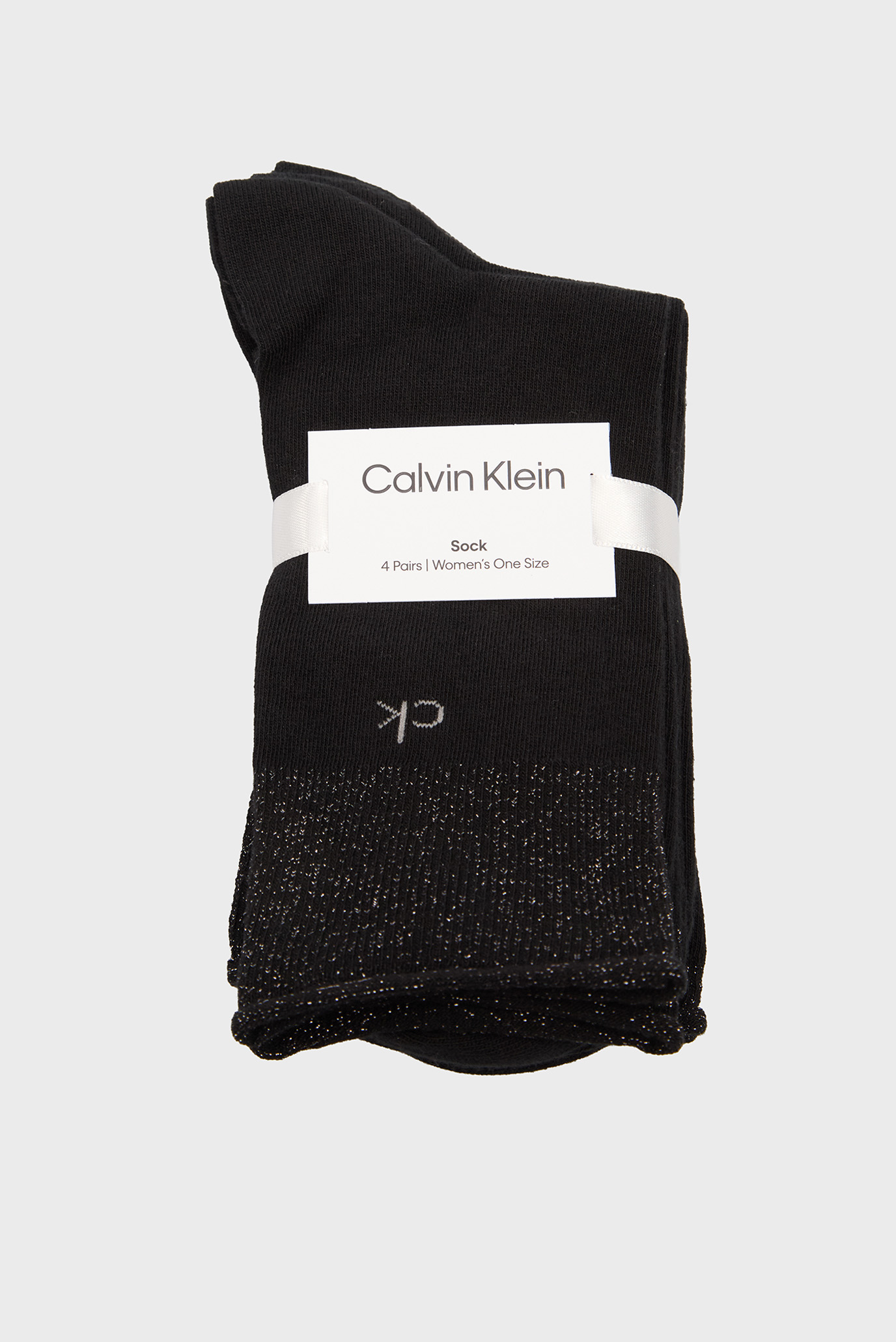 Женские черные носки (4 пары) HOLIDAY Черный ONESIZE Calvin Klein 701235367 Женские черные носки (4 пары) HOLIDAY Черный ONESIZE Calvin Klein 701235367