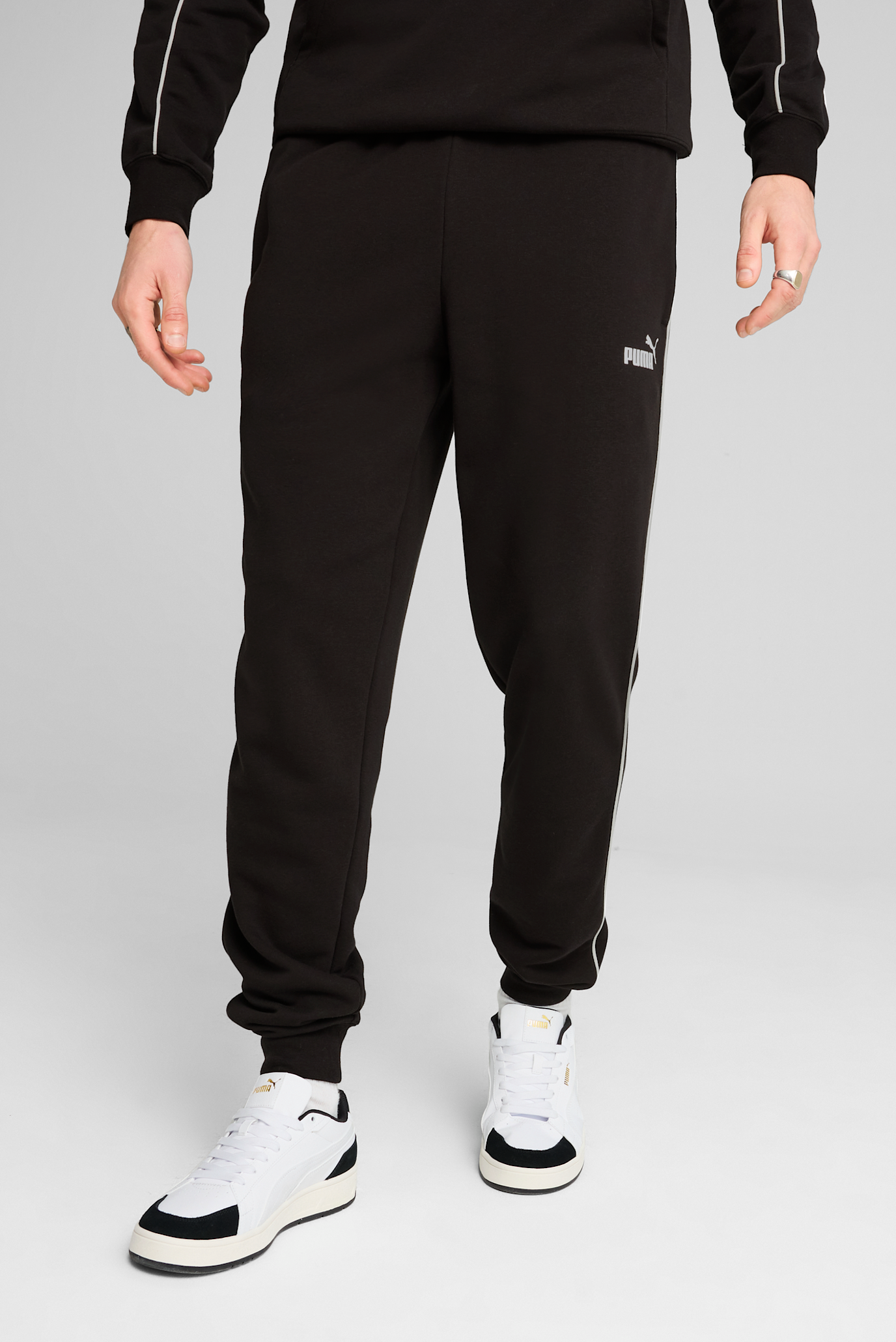 Мужские черные спортивные брюки PUMA Sport Sweatpants Men 1