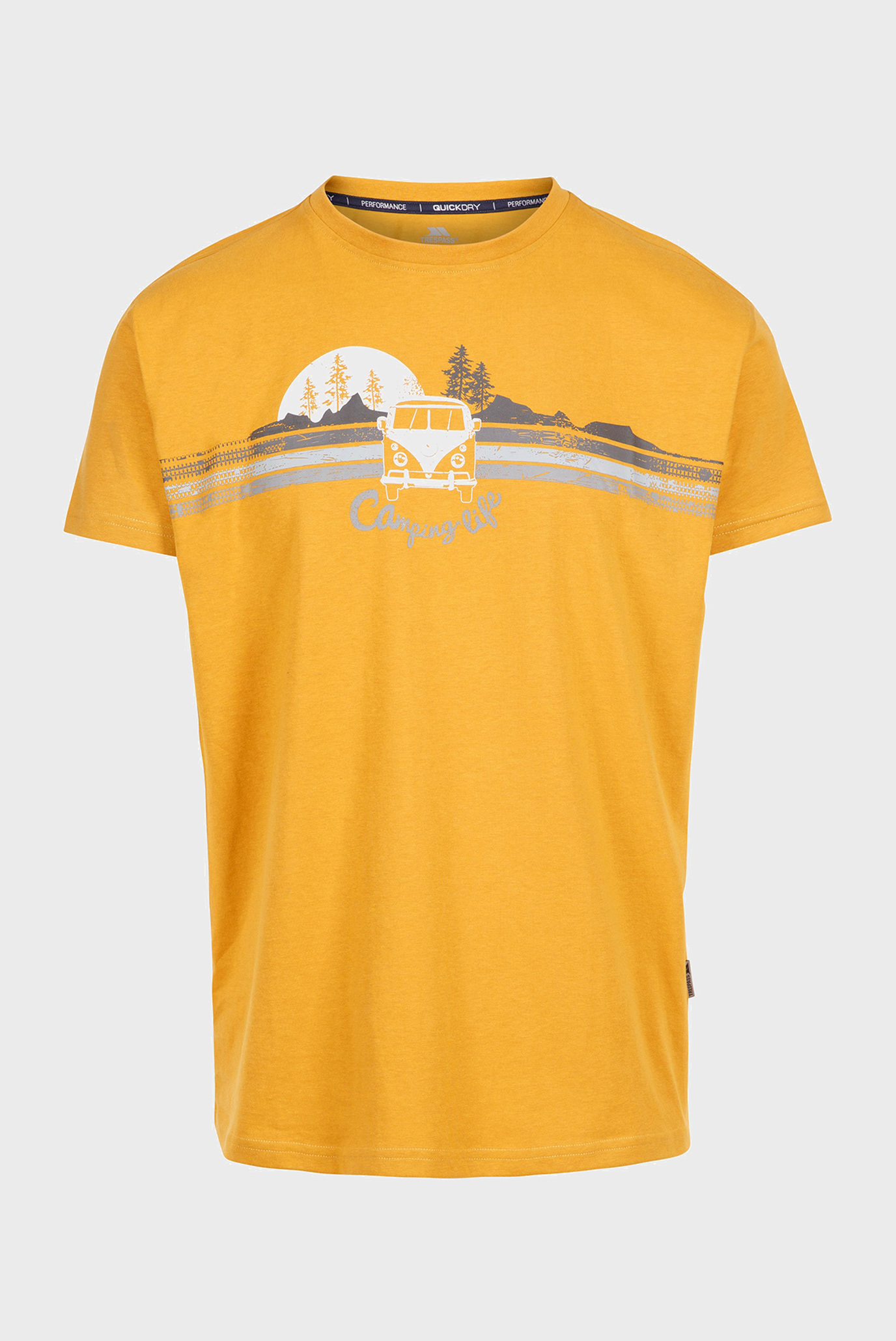 Мужская желтая футболка CROMER 1