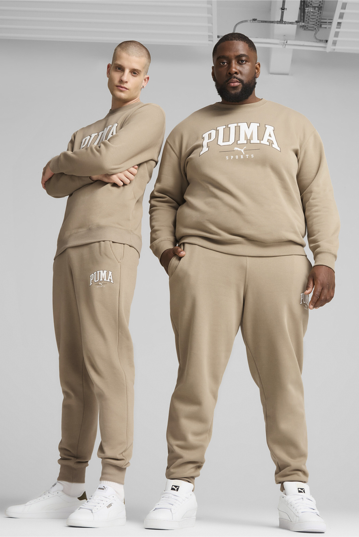 Чоловічі бежеві спортивні штани PUMA SQUAD Sweatpants Men 1