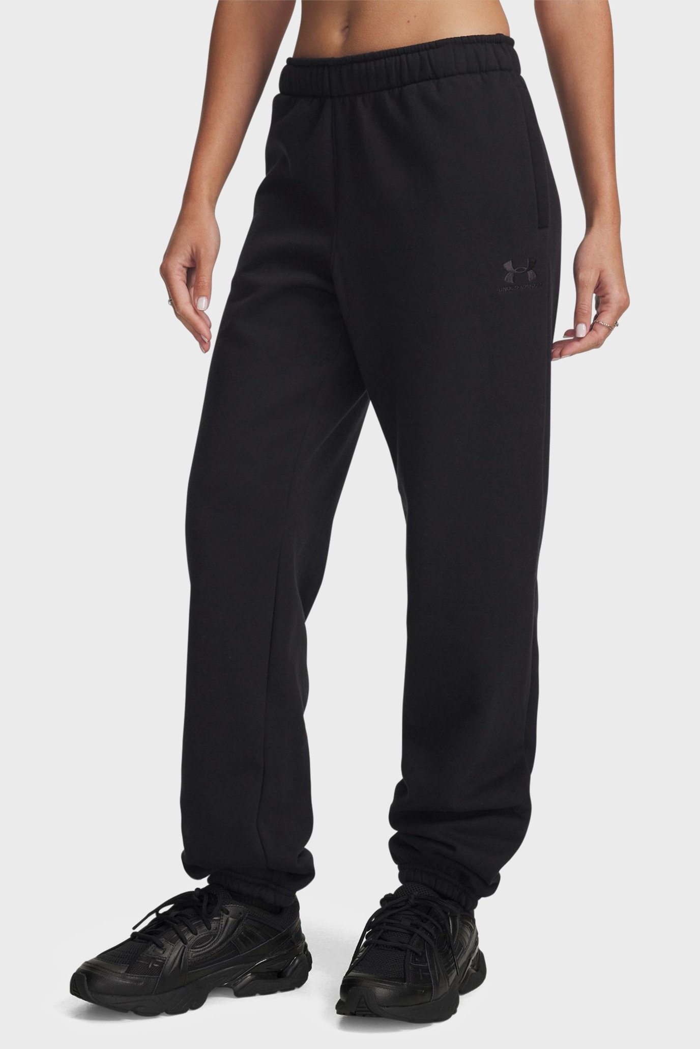 Женские черные спортивные брюки UA Icon Vida Flc Jogger Черный XL Under Armour 6003676-004 Женские черные спортивные брюки UA Icon Vida Flc Jogger Черный XL Under Armour 6003676-004