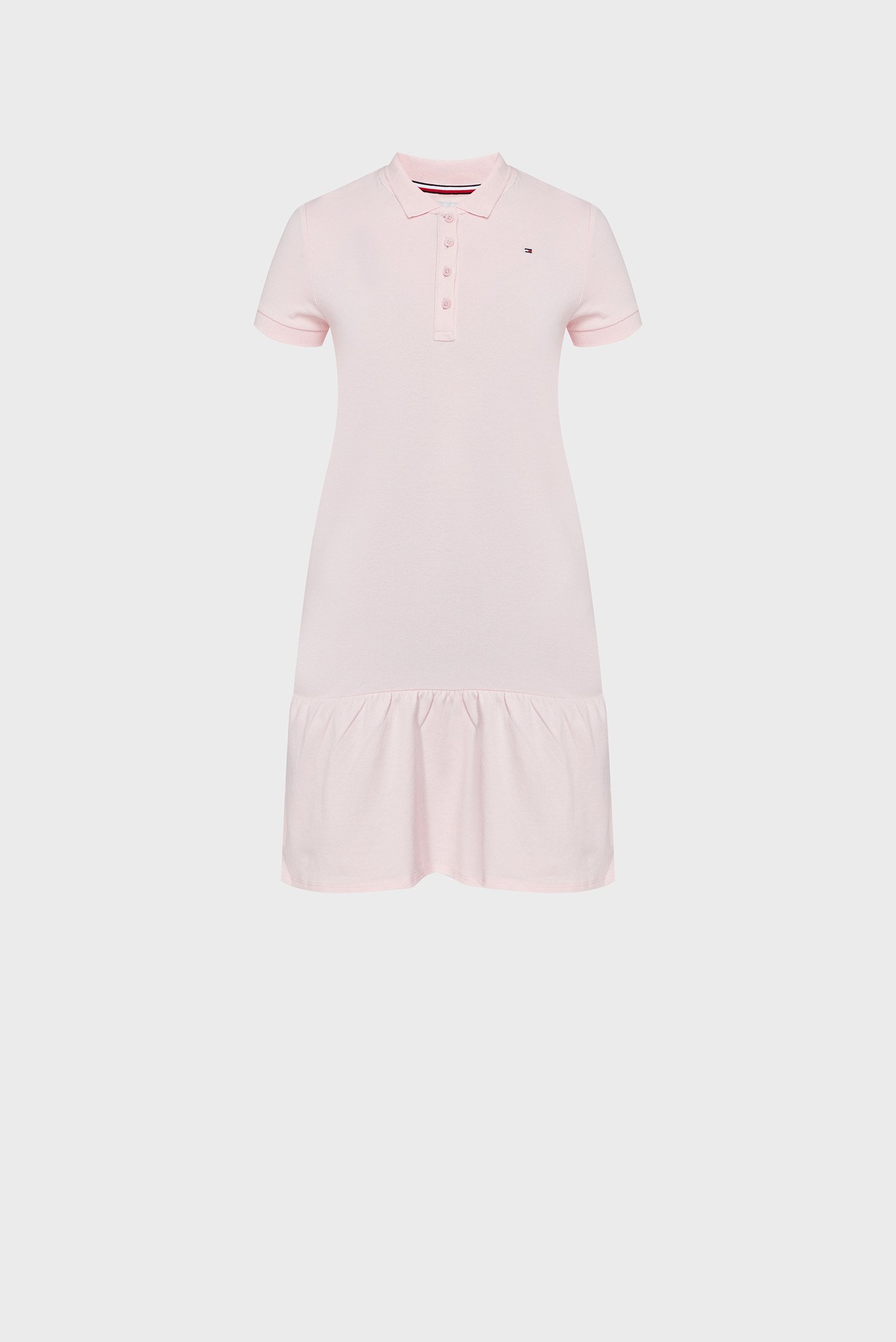 Детское розовое платье ESSENTIAL POLO DRESS S/S 1
