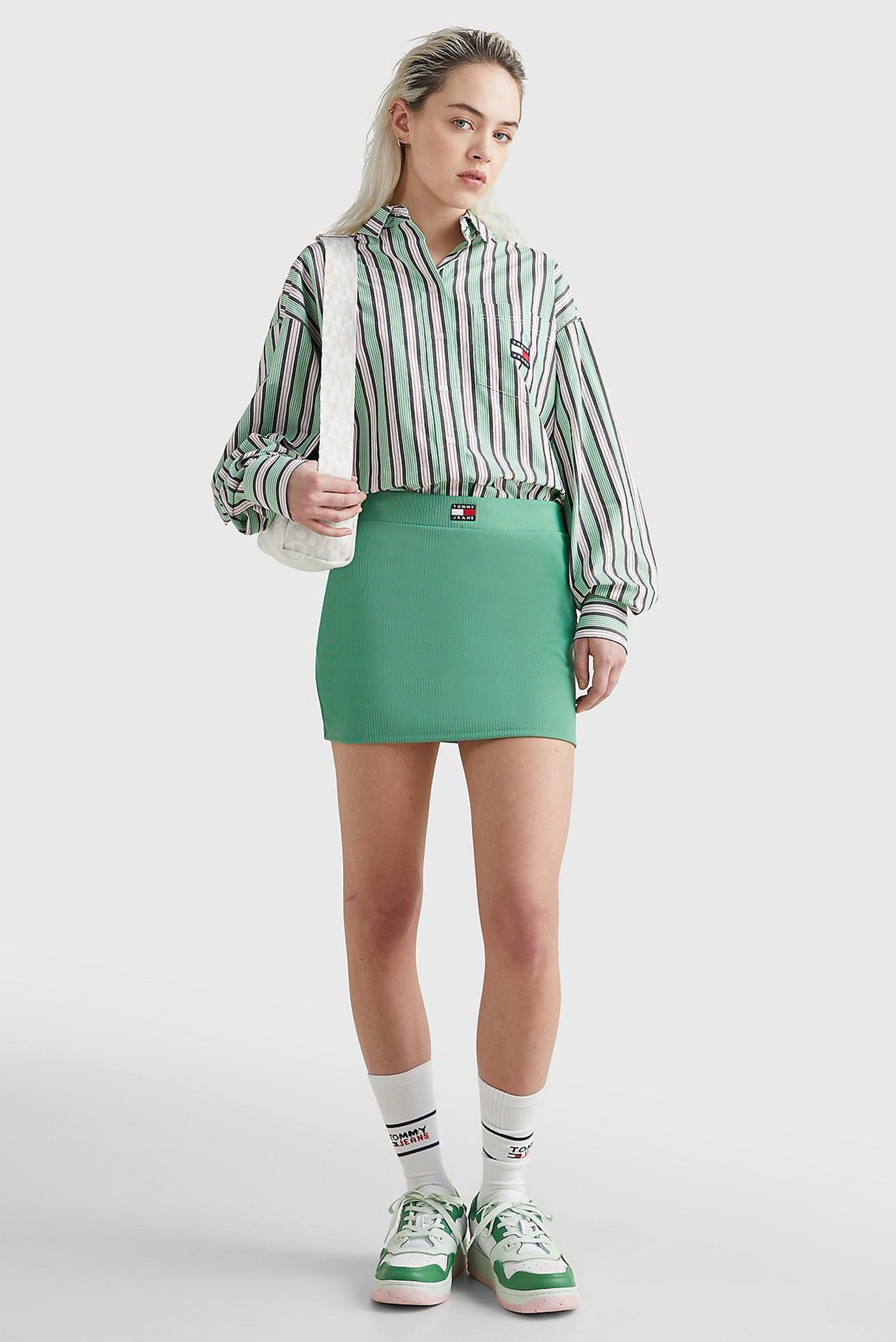 Женская зеленая юбка 1