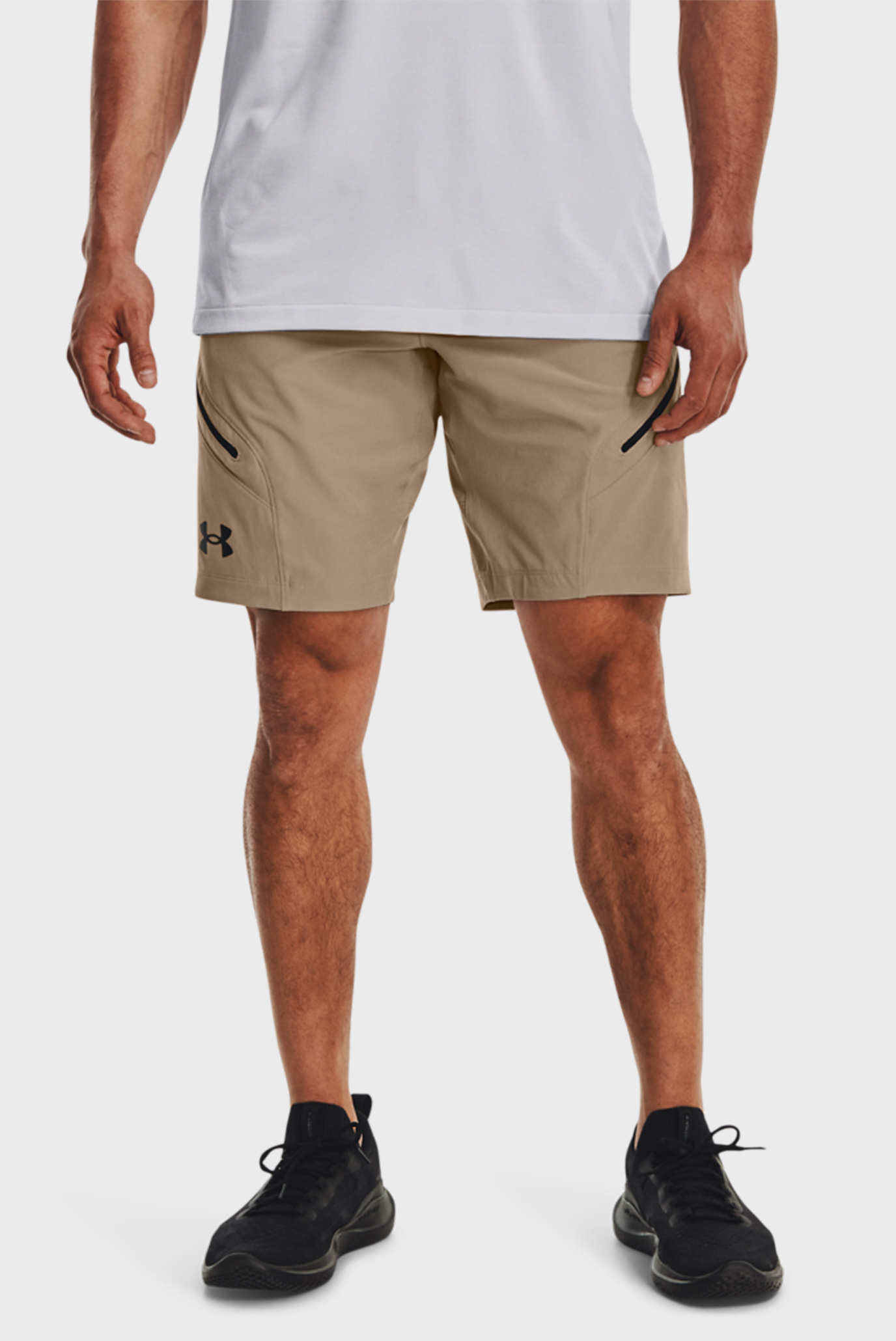 Мужские бежевые шорты UA Unstoppable Cargo Shorts 1
