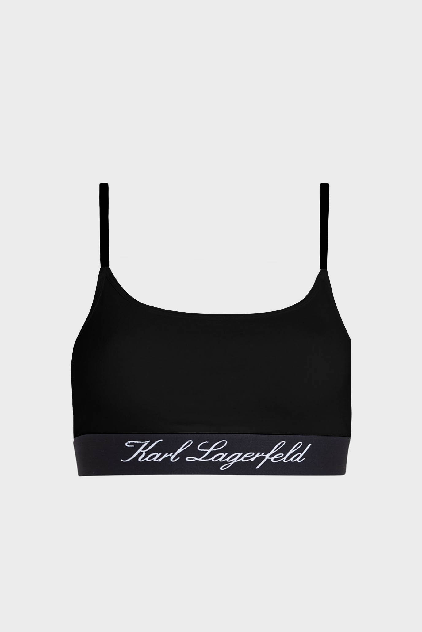 Женский черный топ HOTEL KARL BRALETTE 1