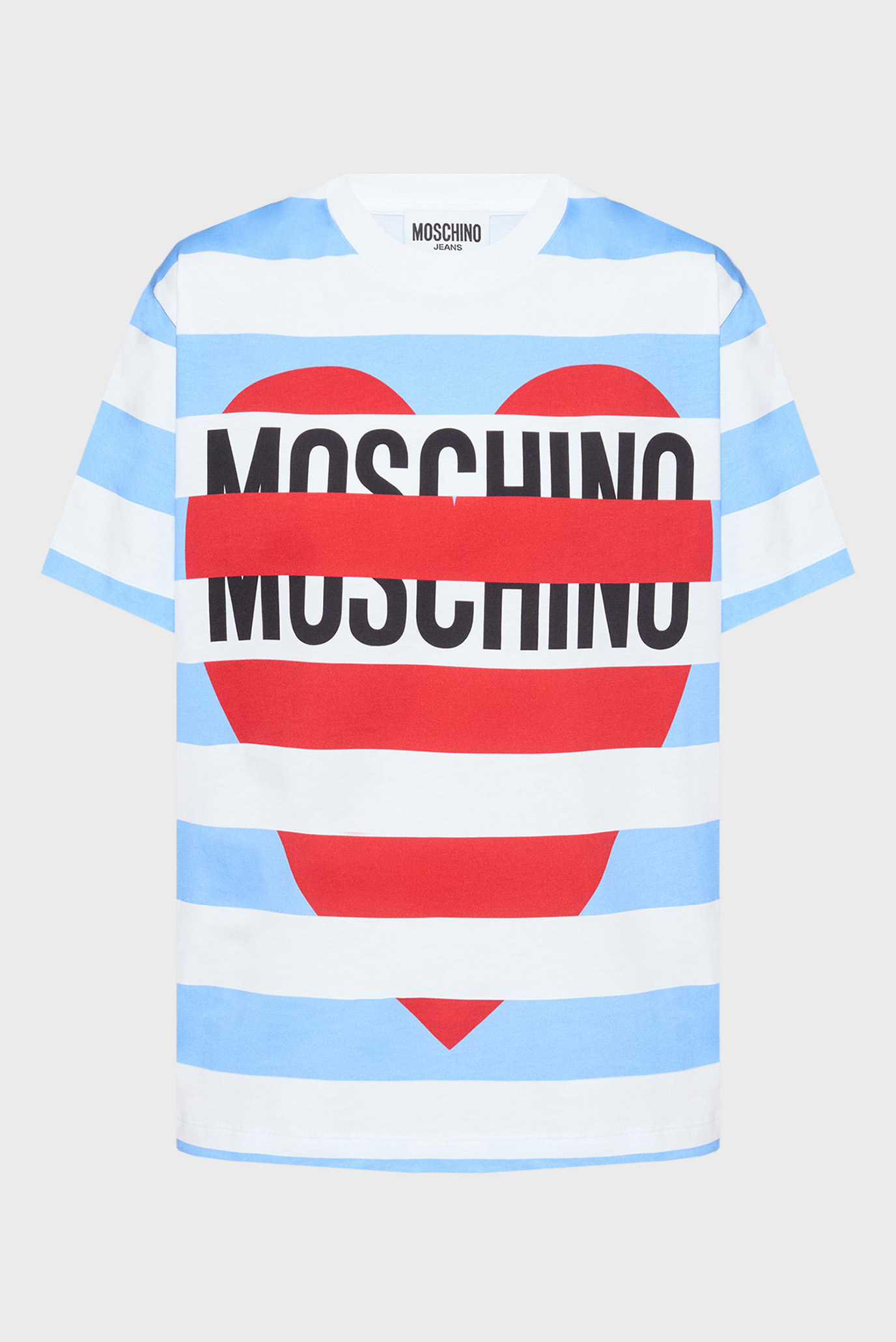 Женская футболка в полоску Разноцветный XS Moschino J0716.8236;2888 Женская футболка в полоску Разноцветный XS Moschino J0716.8236;2888