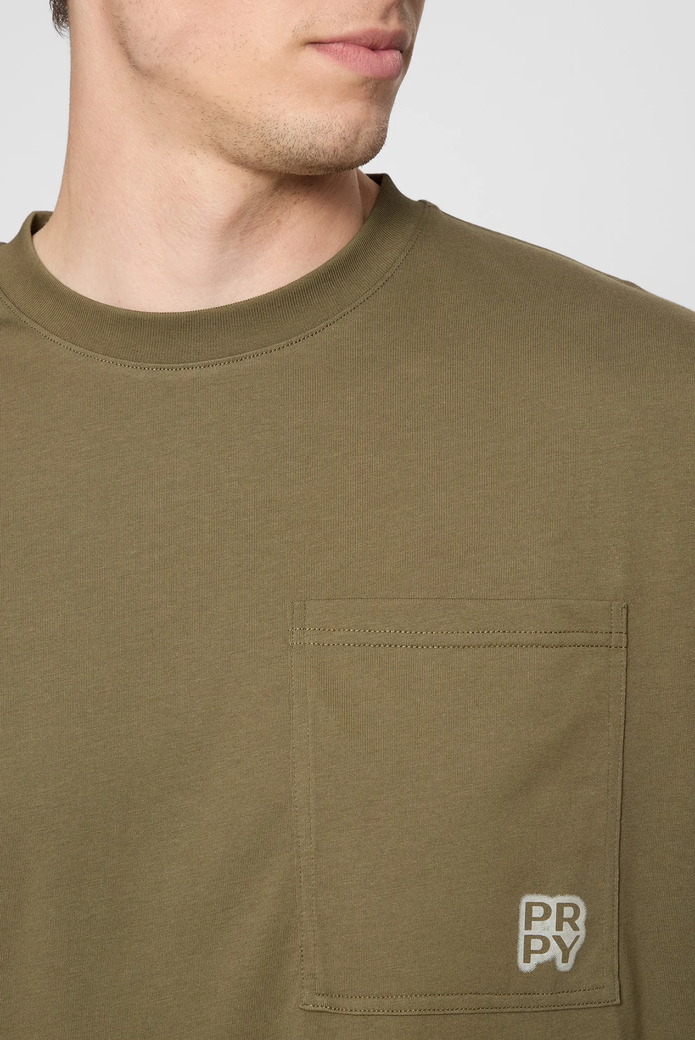 Мужская оливковая футболка MT-SHRT 023 2