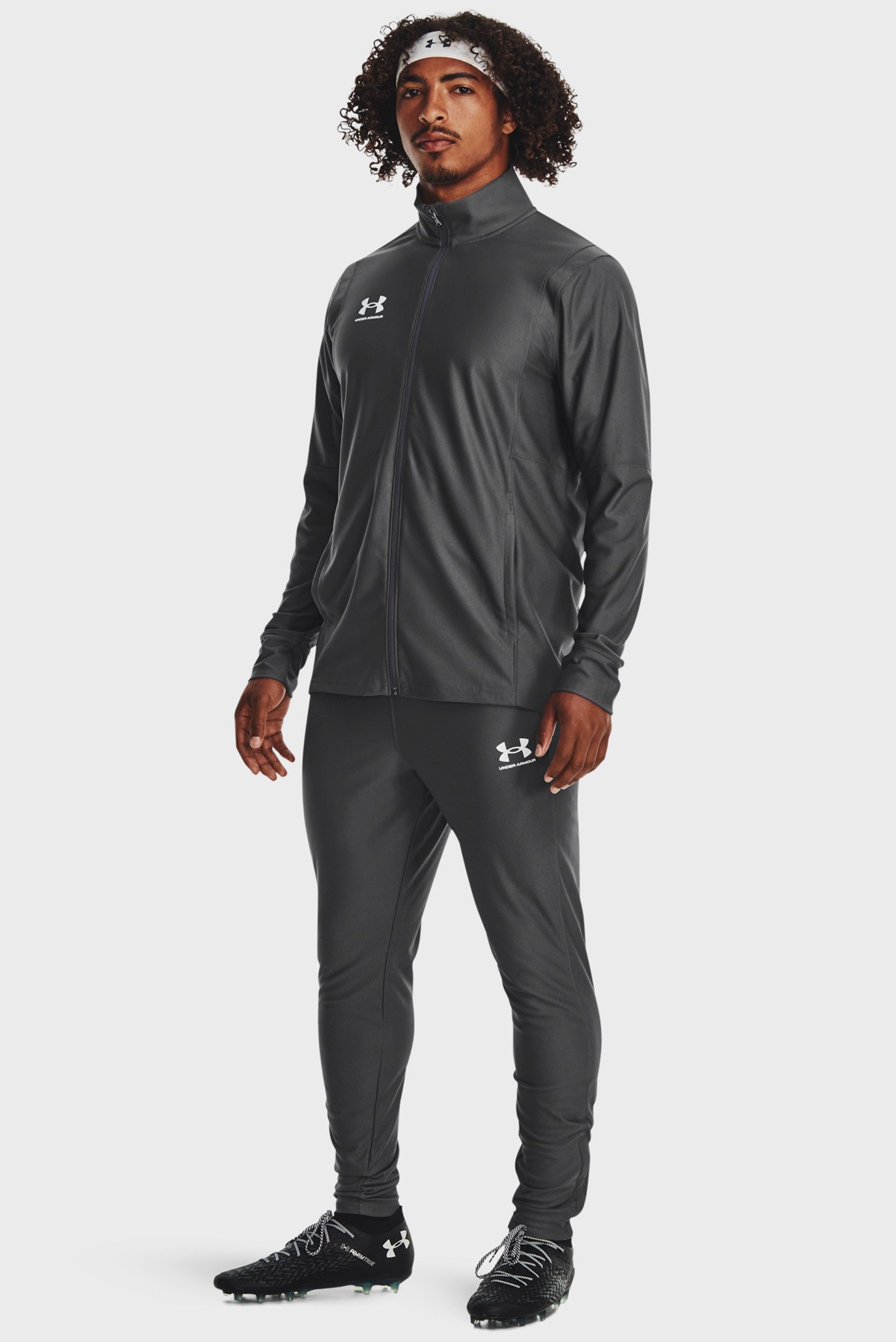 Чоловічий сірий спортивний костюм (кофта, штани) UA M's Ch. Tracksuit 1