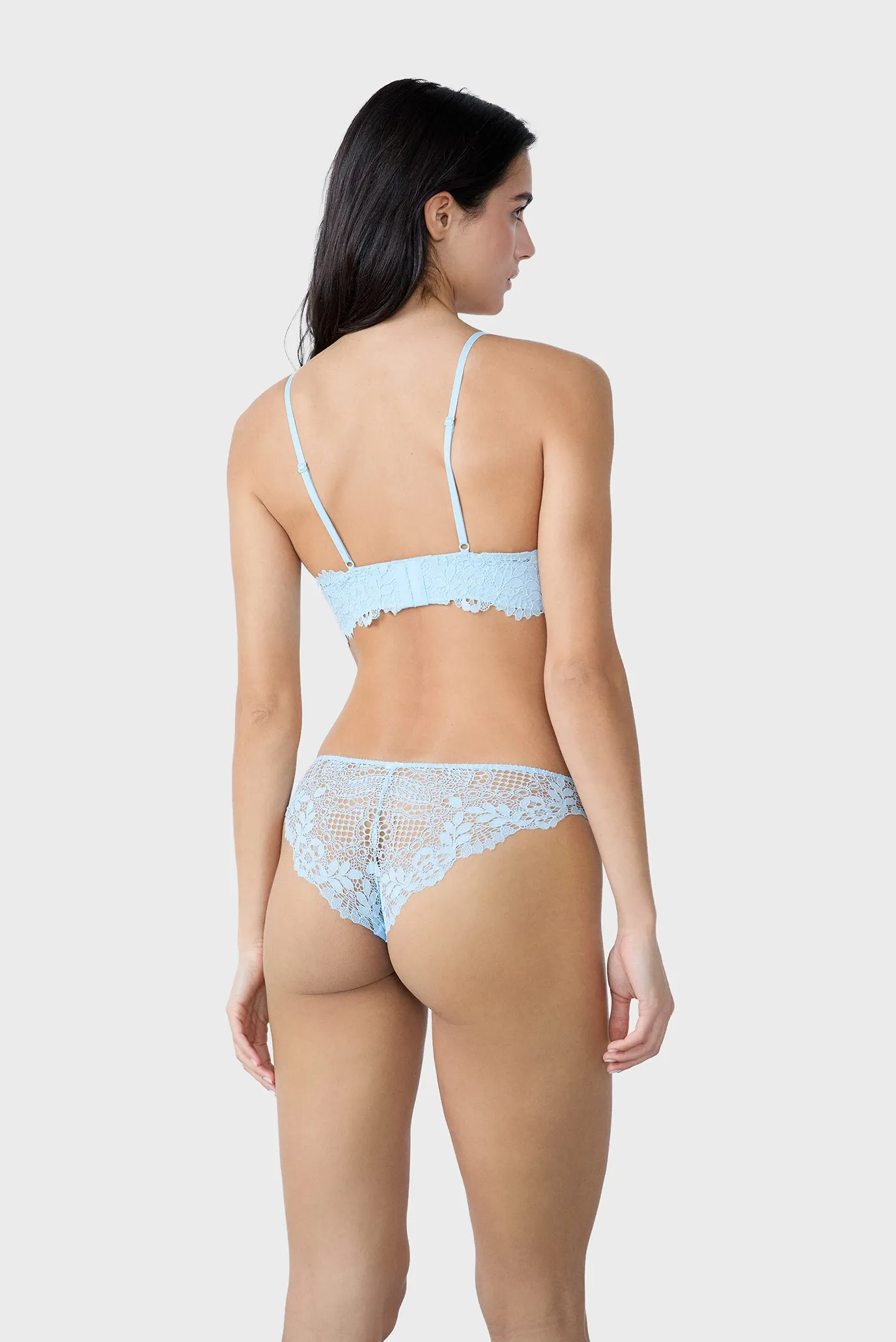 Жіночий блакитний бюстгальтер з м'якою трикутною чашкою SUCCESS 5